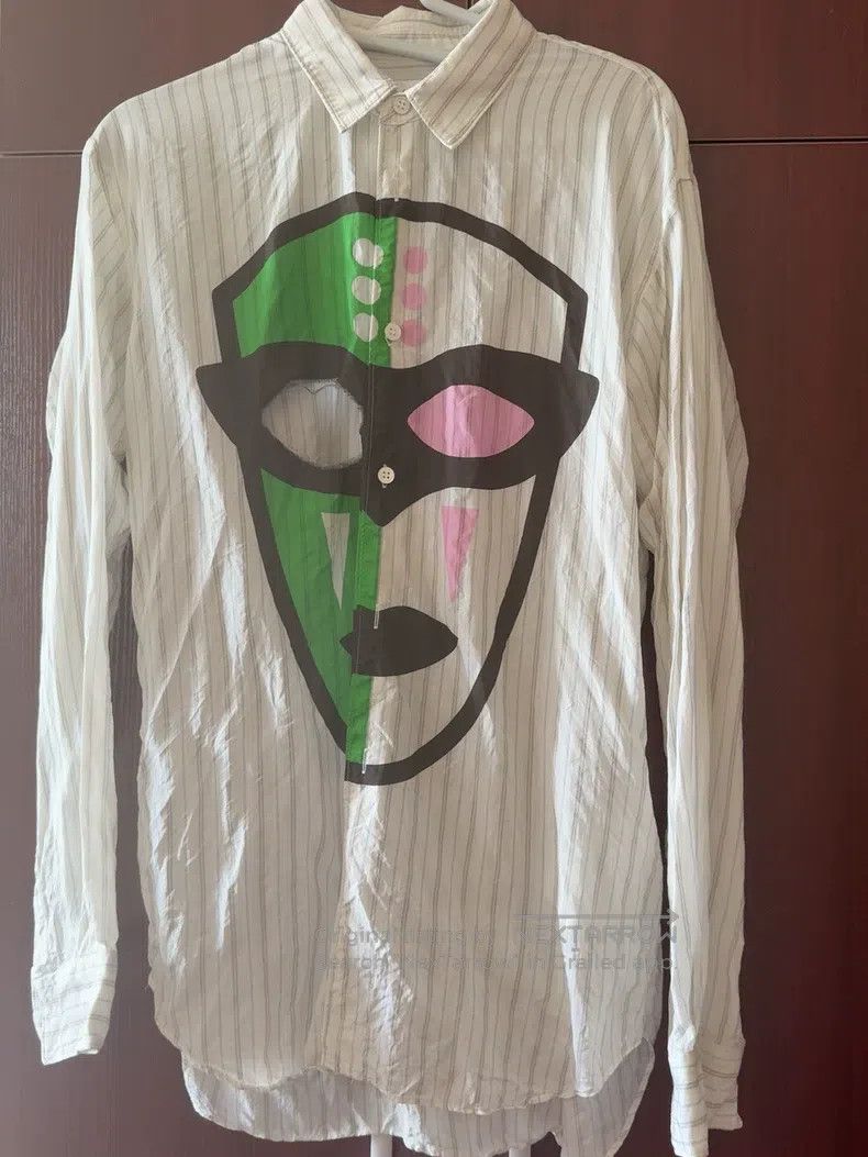 Comme des Garcons Comme des Garcons Ghost Face Hole Shirt Size US S / EU 44-46 / 1 - 1 Thumbnail