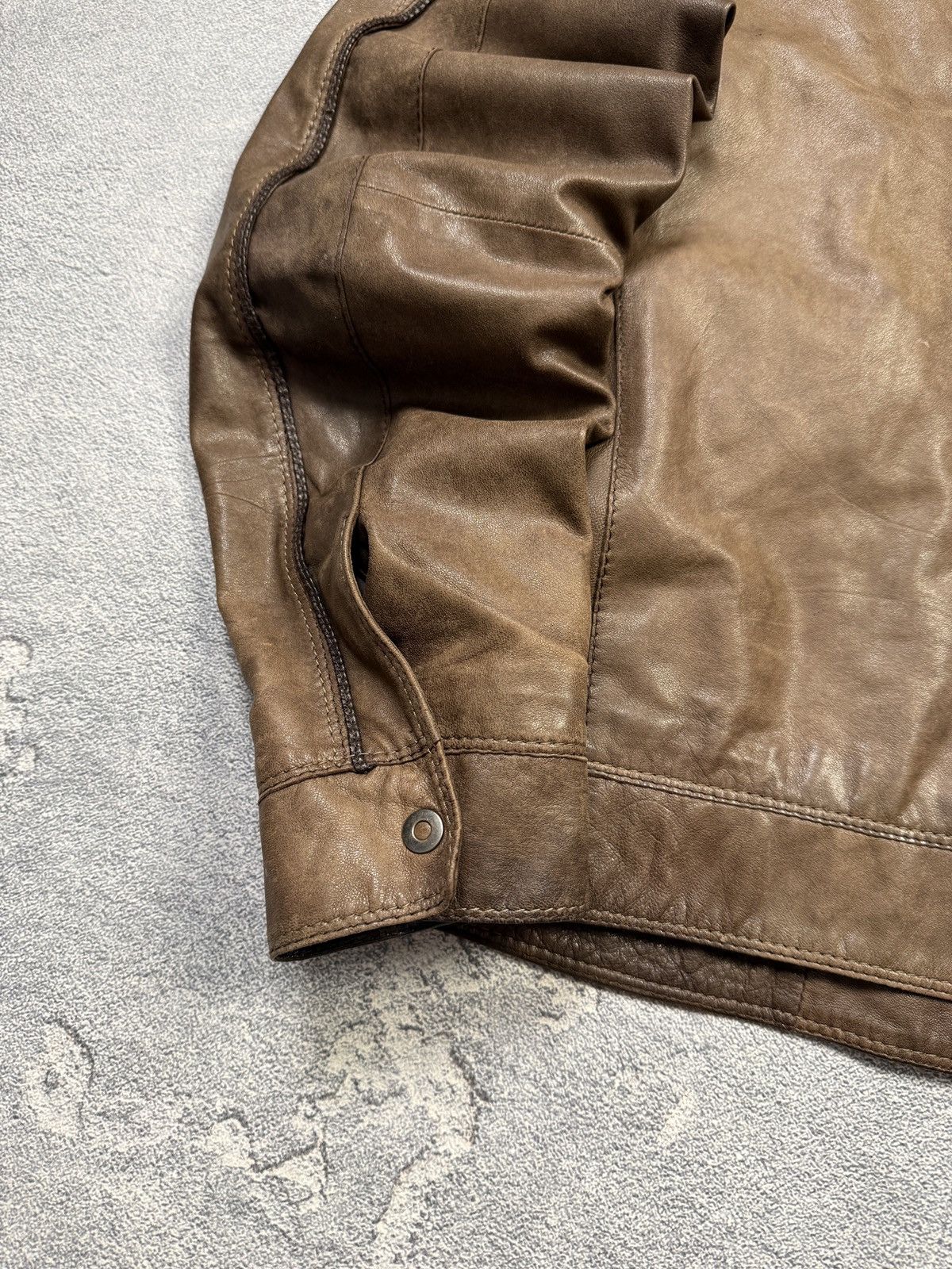 Gimo's Gimos Pelle Leather Bomber Jacket Japanse Style Size US L / EU 52-54 / 3 - 11 Thumbnail