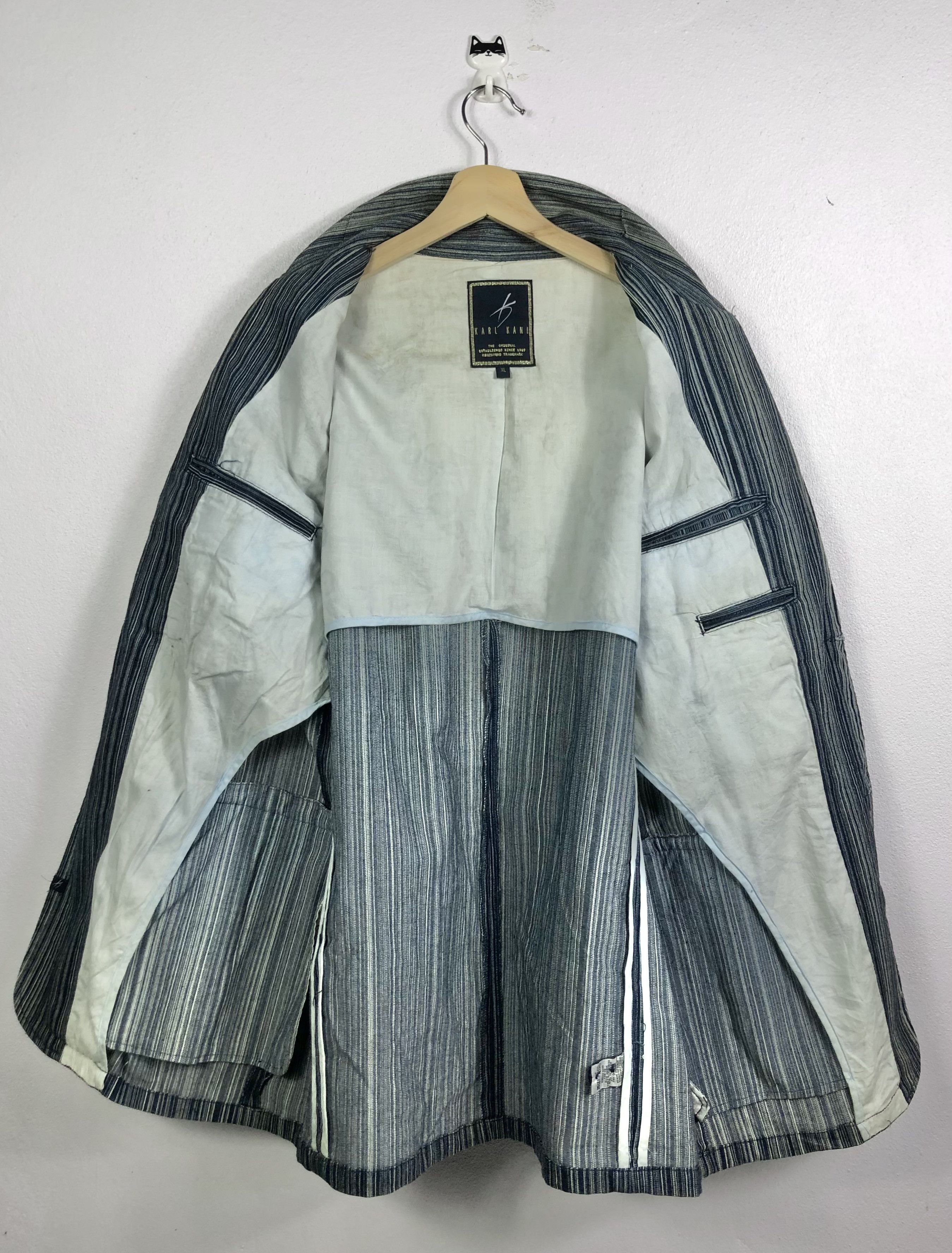 Karl Kani Rare Vintage Karl Kani Jacket Nice Design Chambray Size US XL / EU 56 / 4 - 8 Thumbnail
