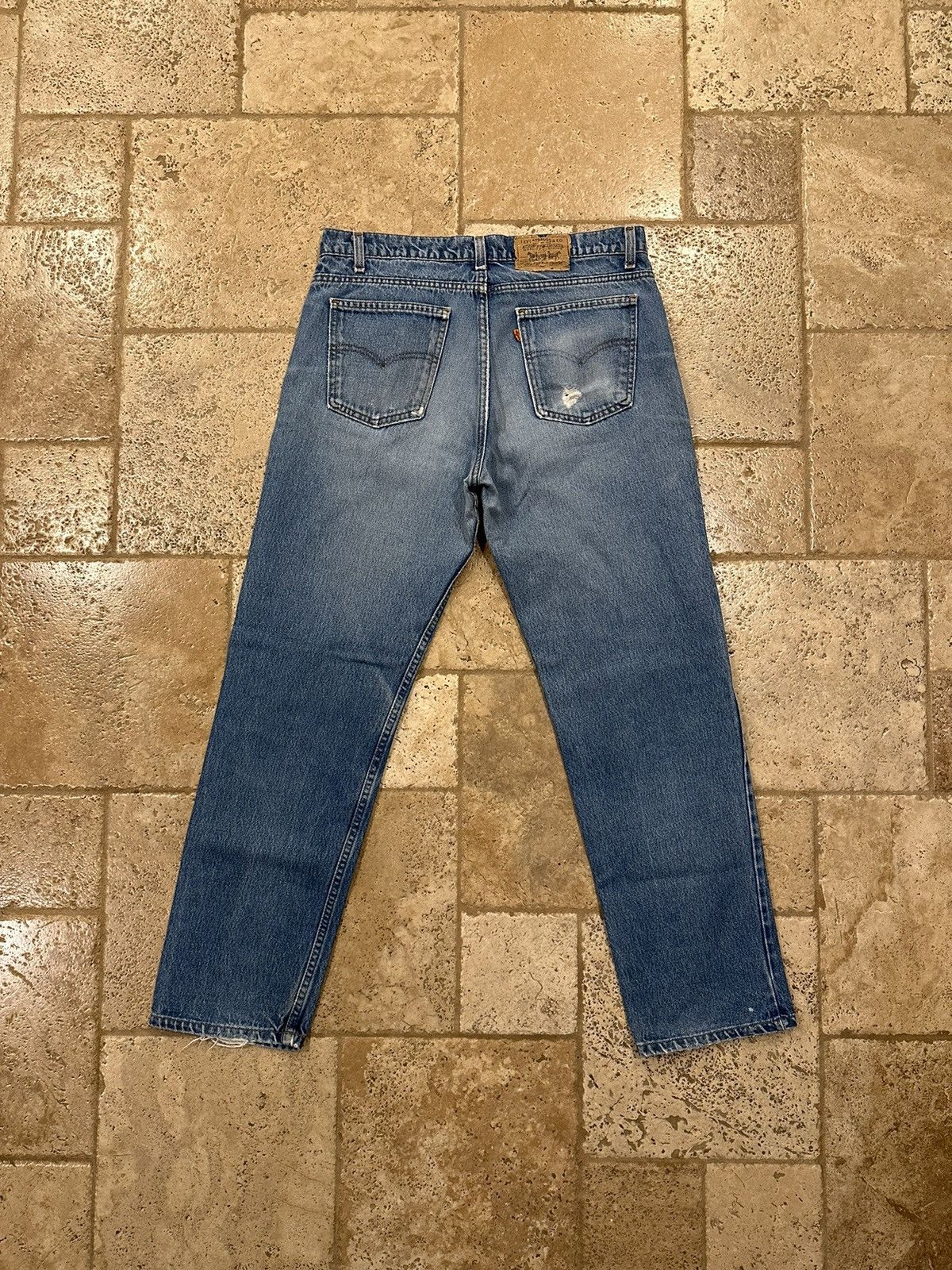 Levi's Vintage Levi’s 505 Orange Tab Blue Wash Denim Jeans Size US 36 / EU 52 - 5 Thumbnail