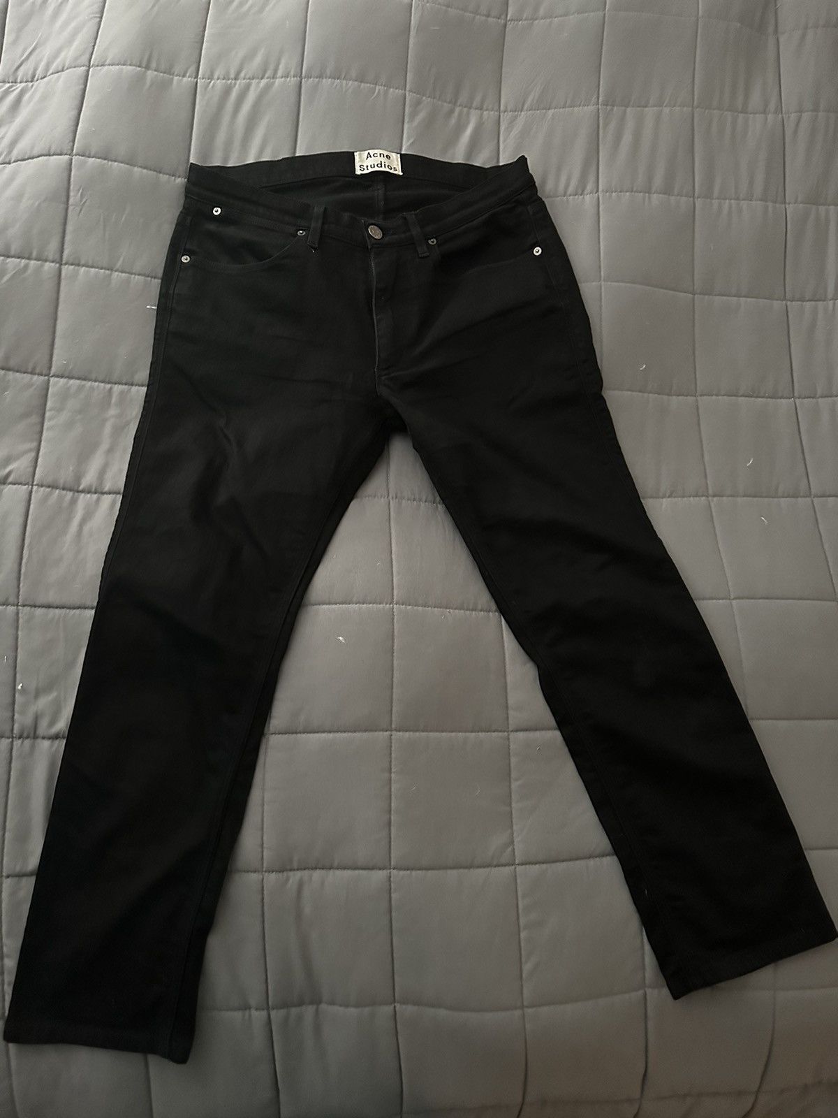 Acne Studios Black Acne Pants 33 x 32 Size US 33 - 1 Thumbnail