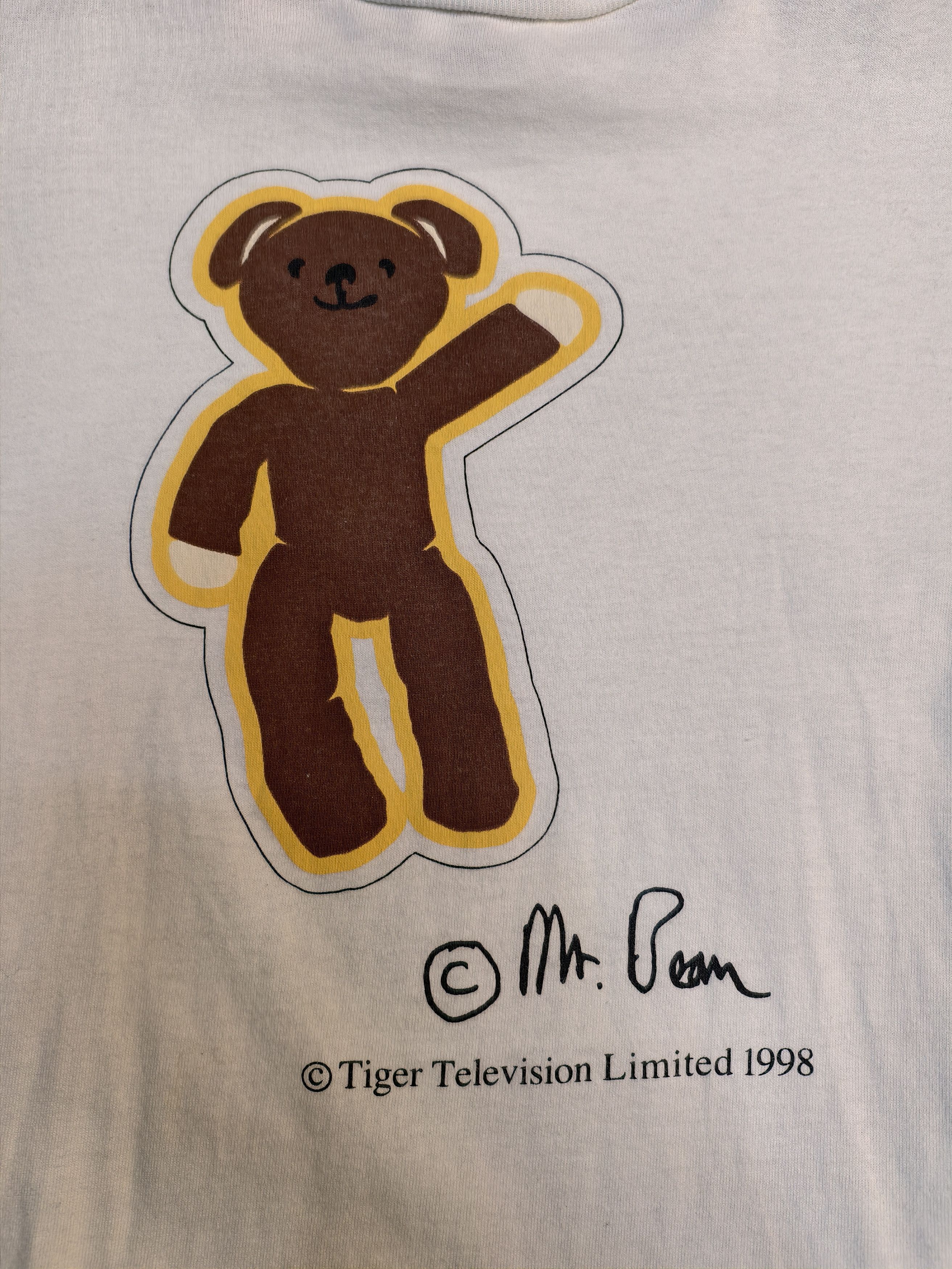 Vintage Vtg Rare 98 Teddy Mr Bean tiger television limited Size US S / EU 44-46 / 1 - 3 Thumbnail