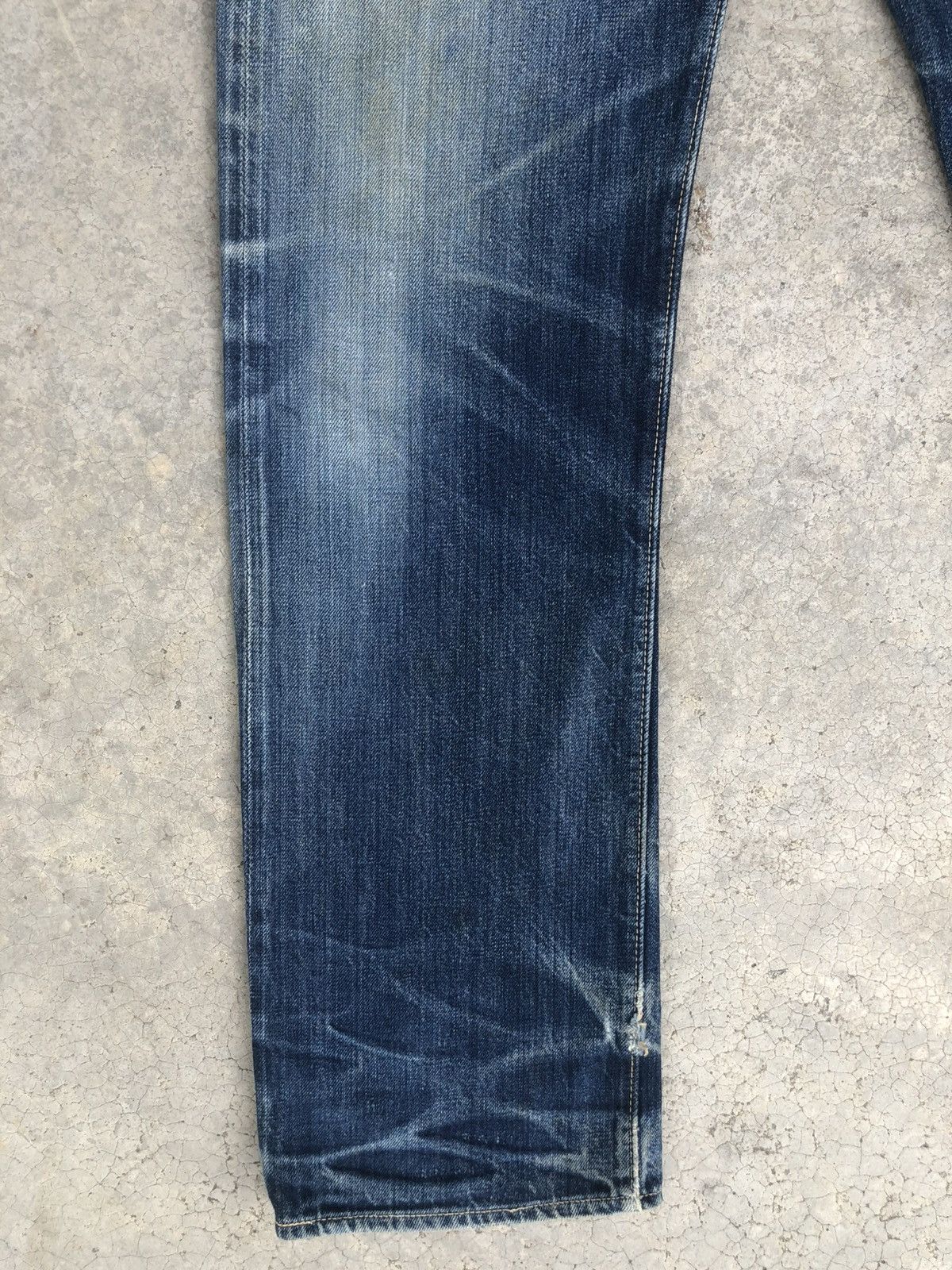 The Real McCoy's Joe Mccoy 906 Selvedge Denim Mudwash Distressed Ripped Size US 30 / EU 46 - 6 Thumbnail