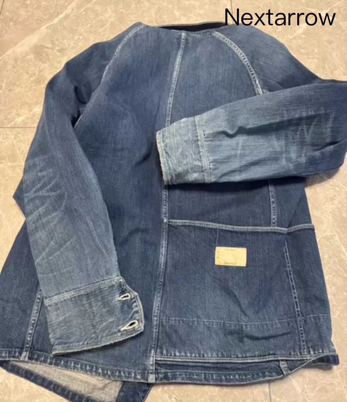 Kapital KAPITAL 23SS Classic Japanese Blue Dyeing Cowboy Jacket Size US XL / EU 56 / 4 - 2 Thumbnail
