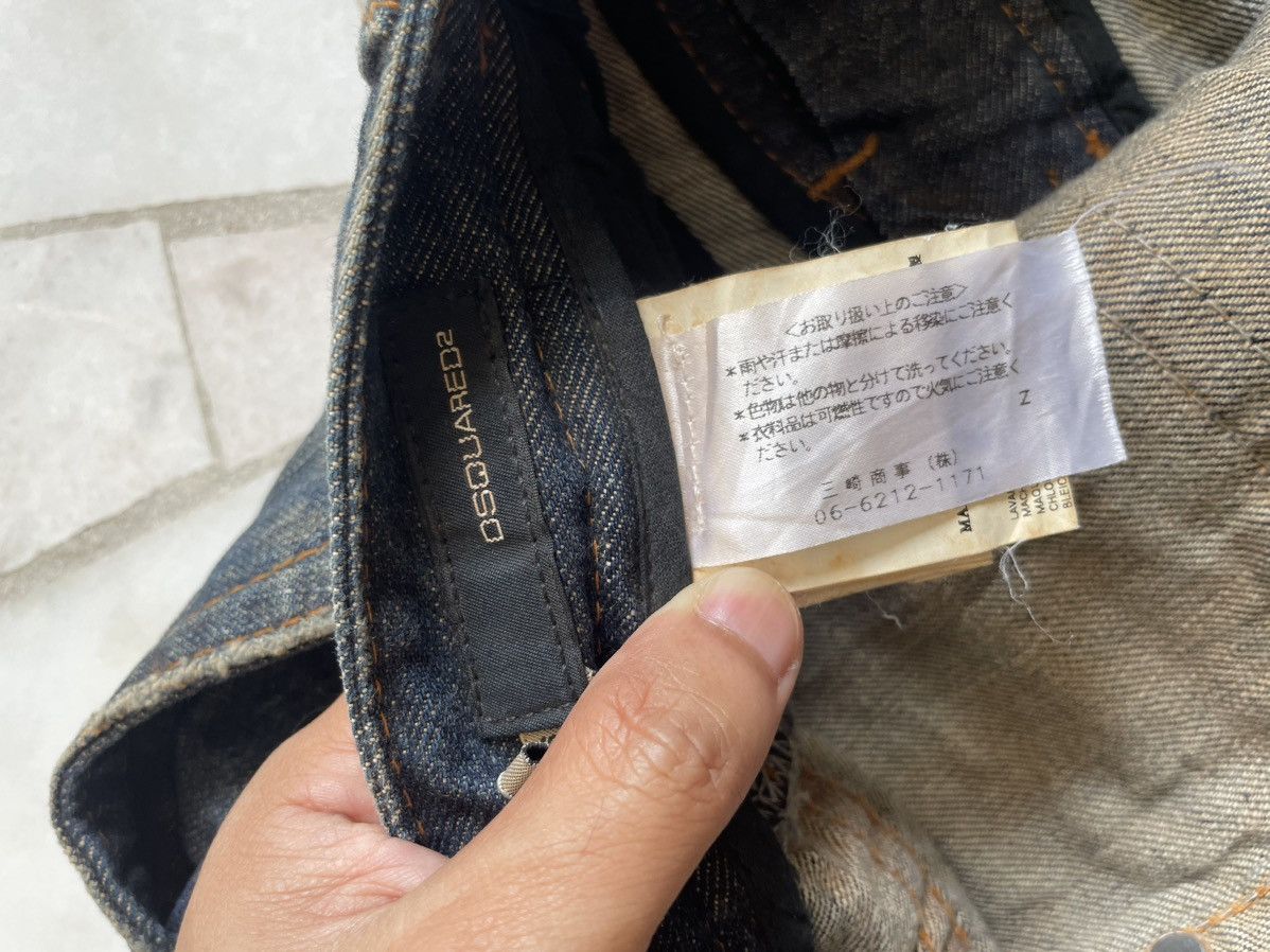 Dsquared2 Rare Dsquared2 Distressed Stamped Art Leather Pocket Knee Size US 32 / EU 48 - 8 Thumbnail
