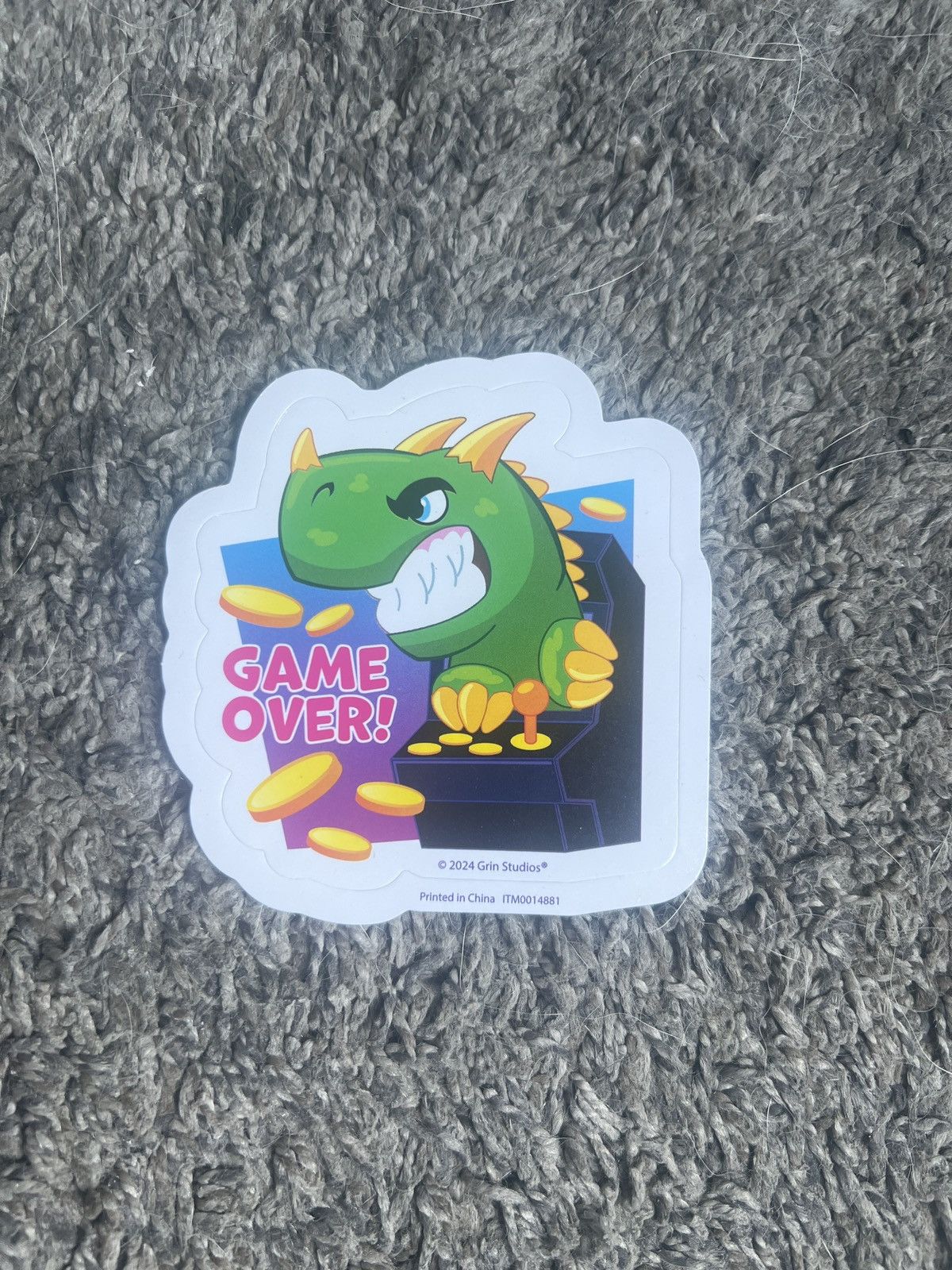 Hypebeast 2024 Grin Studios Game Over! Sticker Size ONE SIZE - 1 Thumbnail