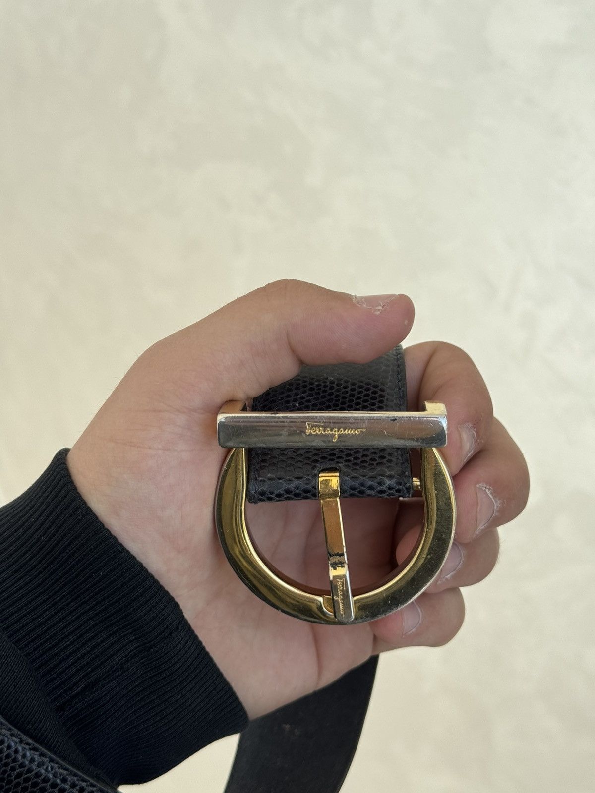 Salvatore Ferragamo Salvatore Ferragamo Belt Leather Y2K Size ONE SIZE - 2 Thumbnail