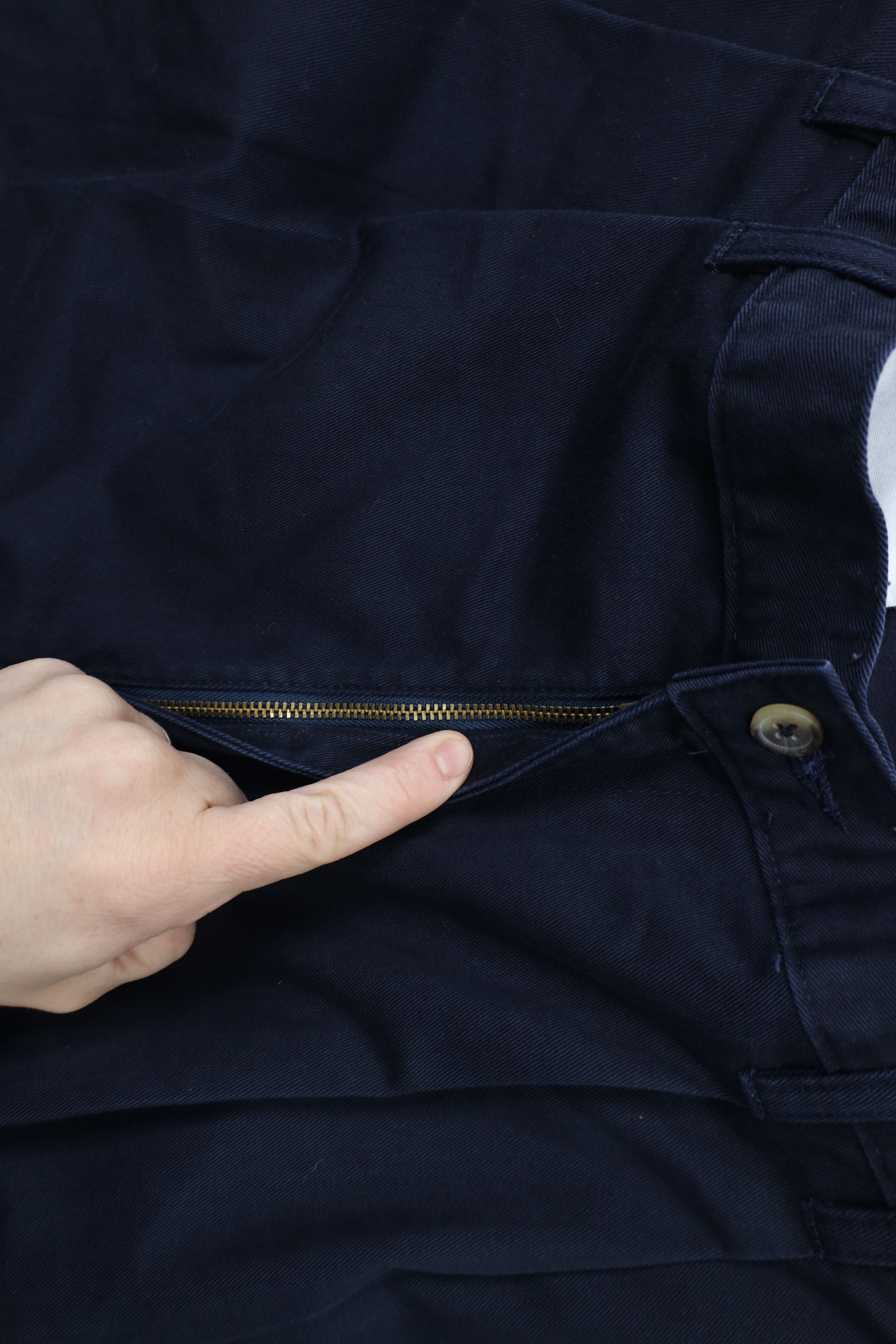 Ralph Lauren × Vintage Vintage 90s Chaps Ralph Lauren Cuffed Wide Leg Chino Pants Size US 34 / EU 50 - 5 Thumbnail