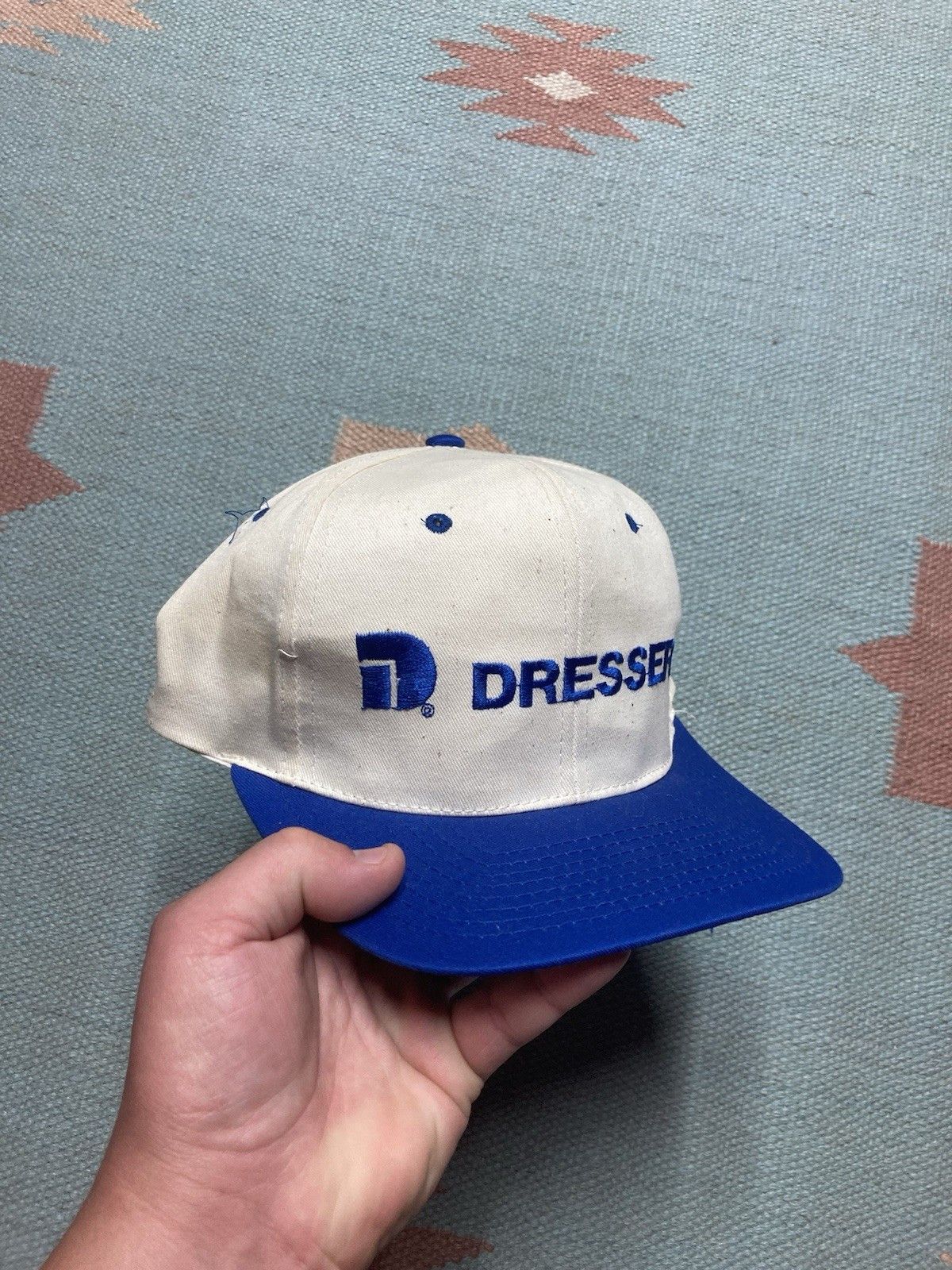 Vintage SnapBack hat dresser industries Michigan blue logo Size ONE SIZE - 1 Thumbnail