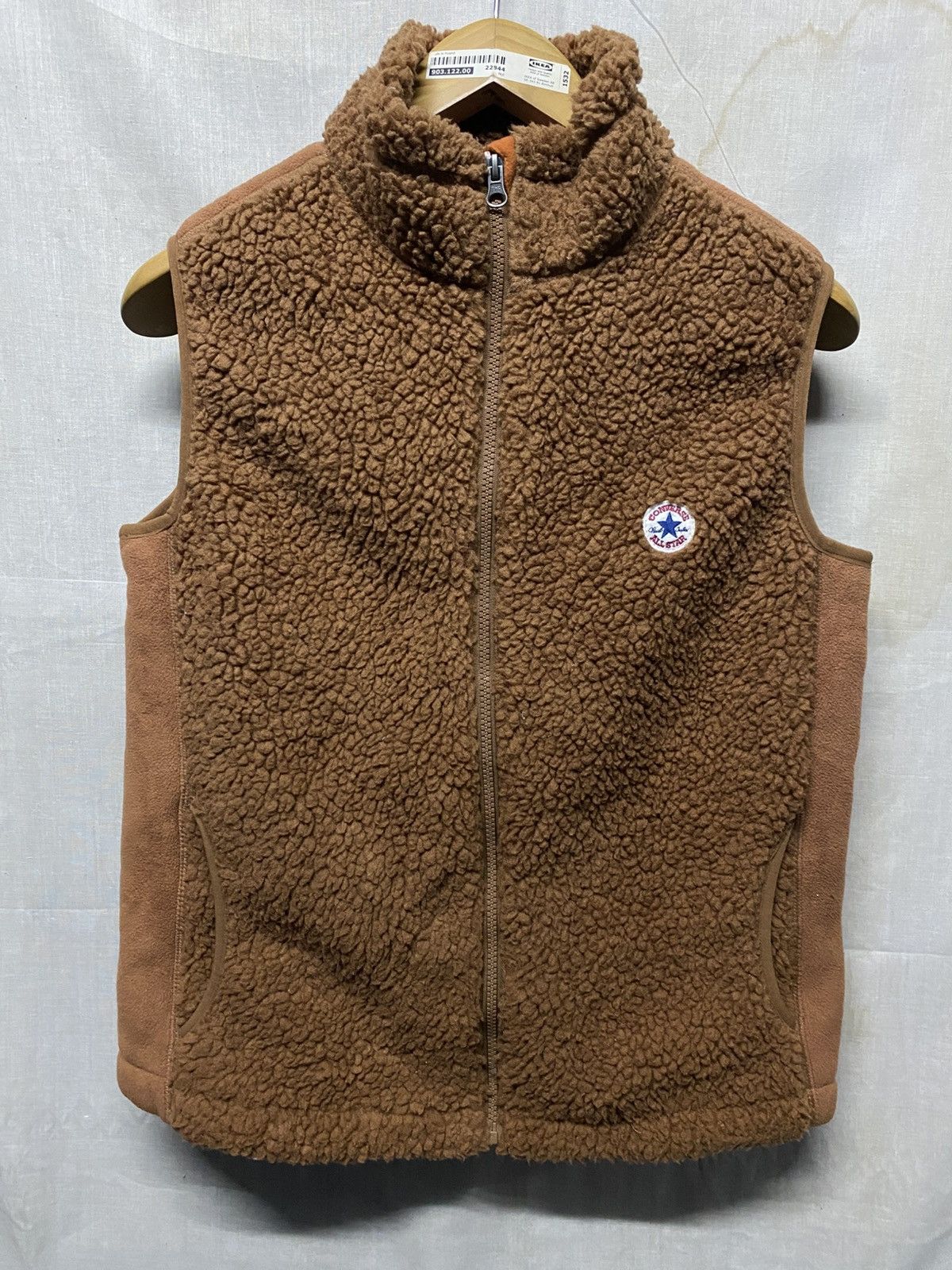 Converse Converse Sherpa Fleece Brown Vest Size US M / EU 48-50 / 2 - 1 Thumbnail