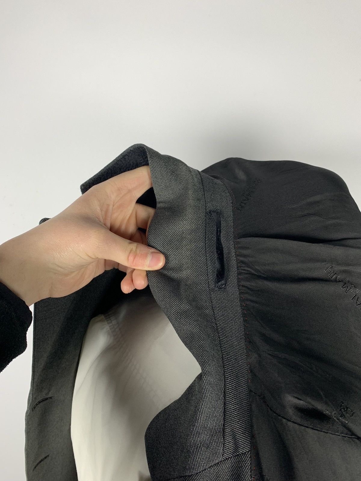 Balmain Vintage Balmain Paris Charcoal Blazer Suit Jacket Men’s 40S Size 40S - 18 Thumbnail