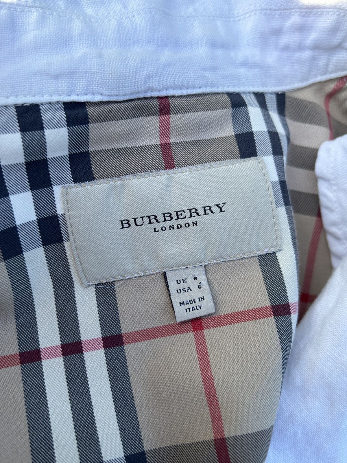 Burberry Vintage Burberry London Linen Belted Light Jacket Size M / US 6-8 / IT 42-44 - 12 Thumbnail