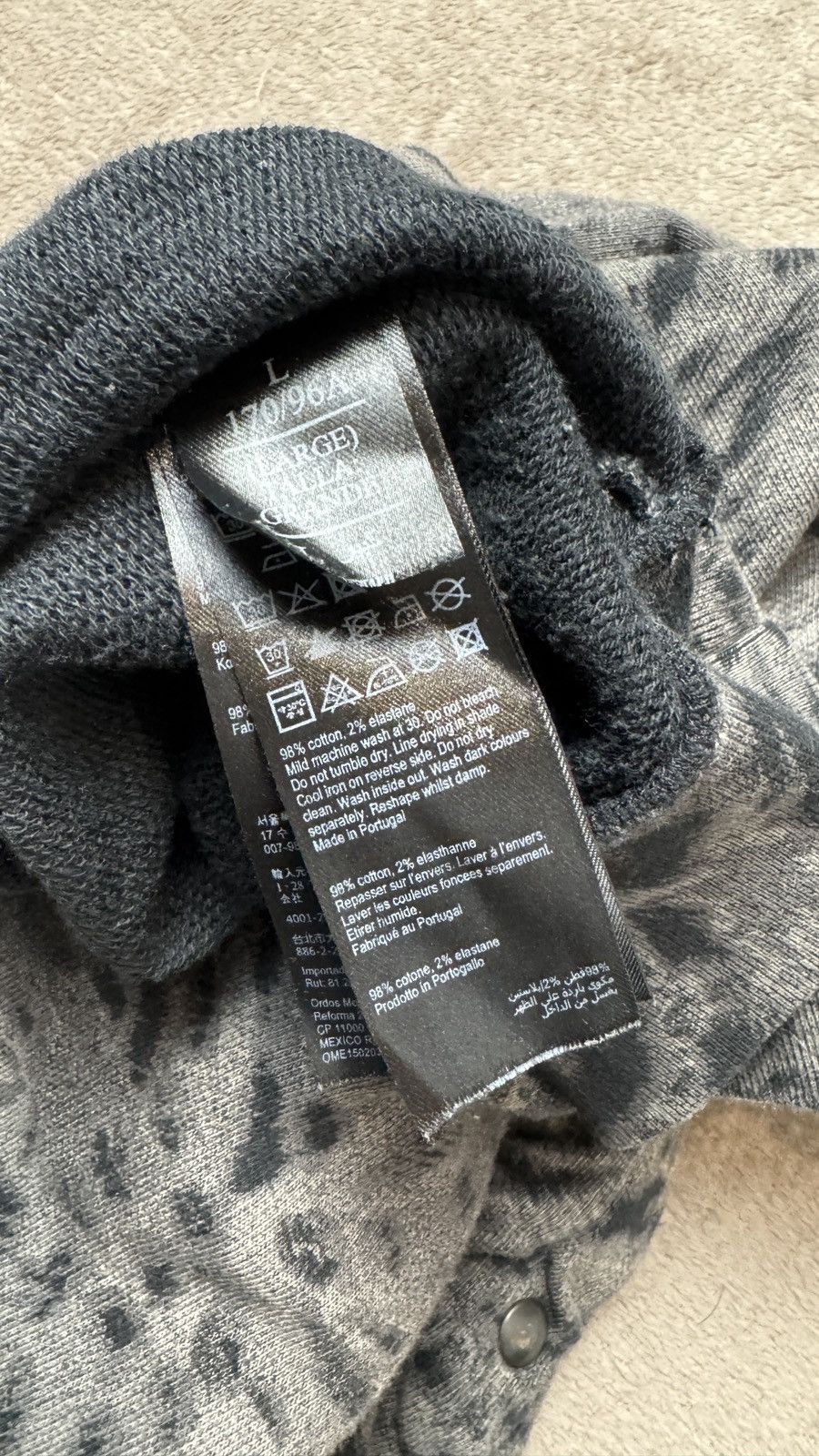 If Six Was Nine Allsaints vintage Y2K Leopard Sweatshirt cdg y-3 lgb stussy Size L / US 10 / IT 46 - 7 Thumbnail