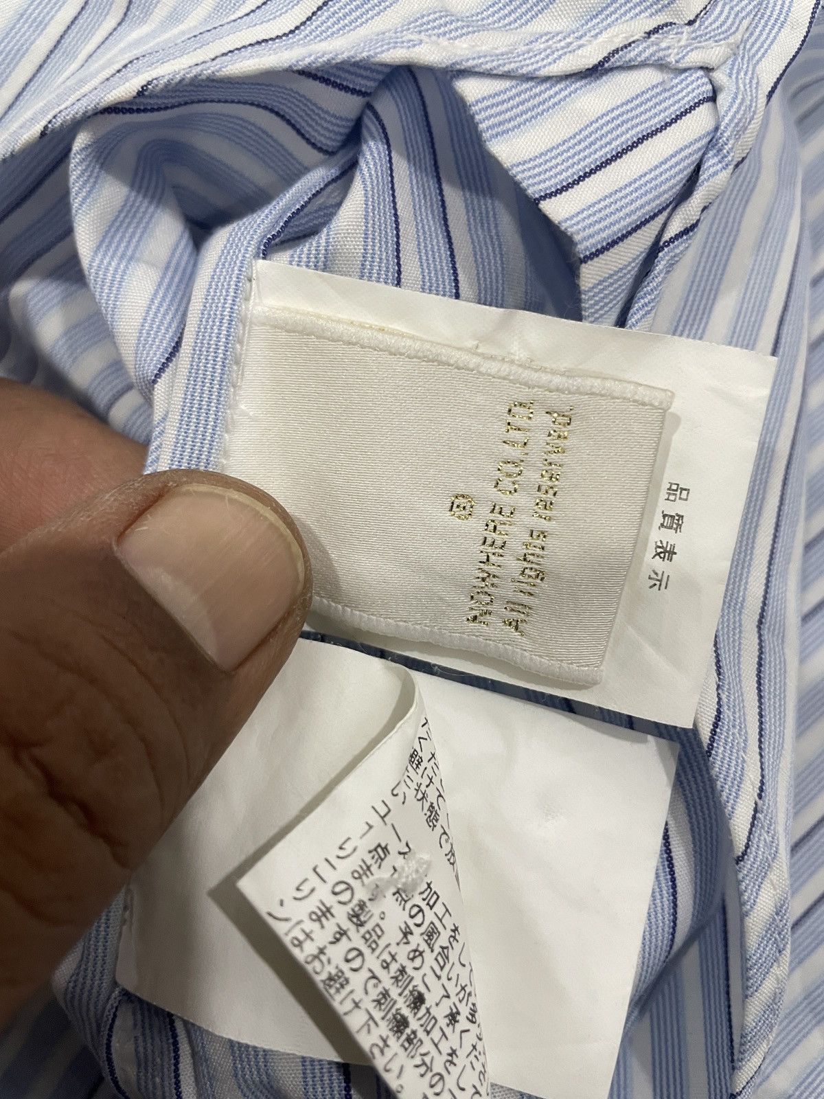 Bape Bape Classic Striped Buttons Shirt Size US S / EU 44-46 / 1 - 9 Thumbnail