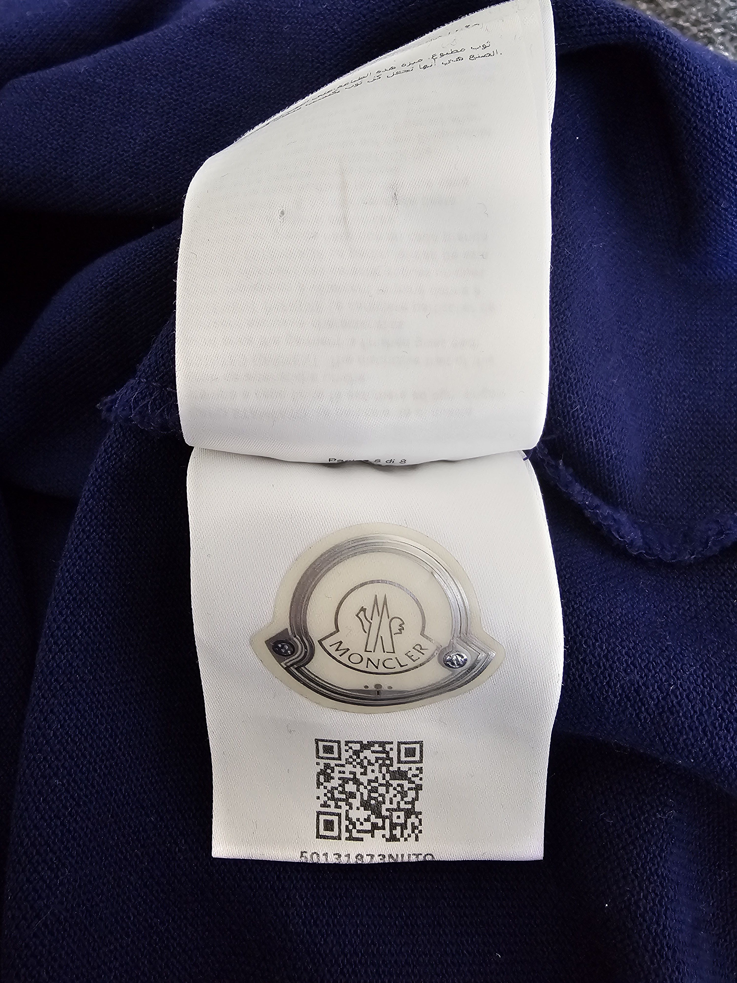 Moncler Moncler men's polo shirts size XL like L Size US XL / EU 56 / 4 - 8 Thumbnail