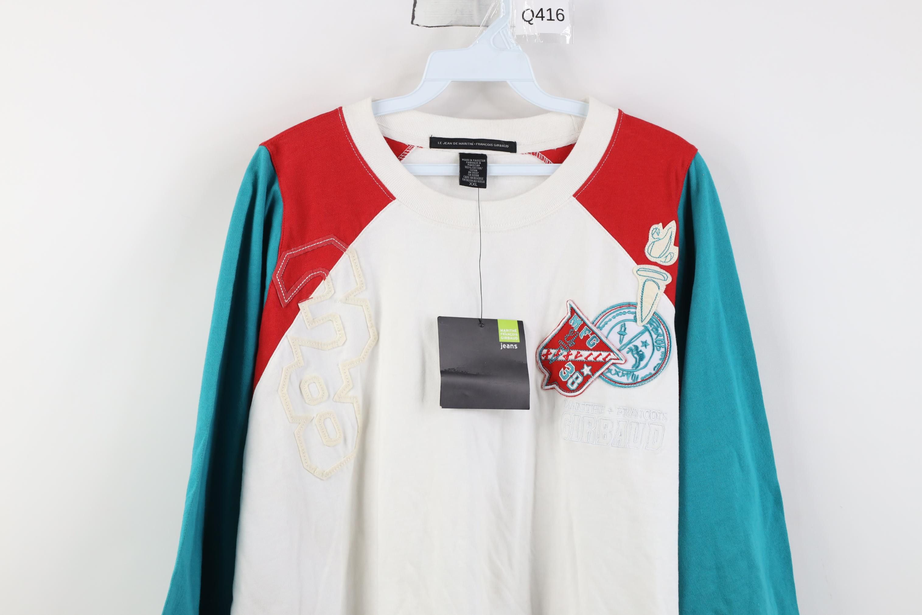 Marithe + Francois Girbaud Deadstock Vintage 90s Marithe Francois Girbaud T-Shirt Size US XXL / EU 58 / 5 - 2 Thumbnail