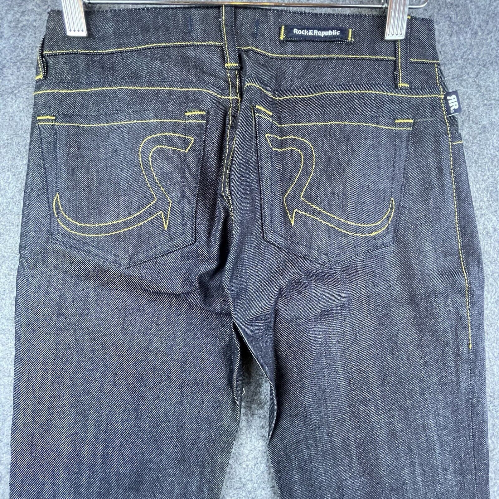 Rock & Republic Rock & Republic Jeans Women 24 Roth Flare Contrast Stitching Size 24" / US 00 / IT 34 - 4 Thumbnail