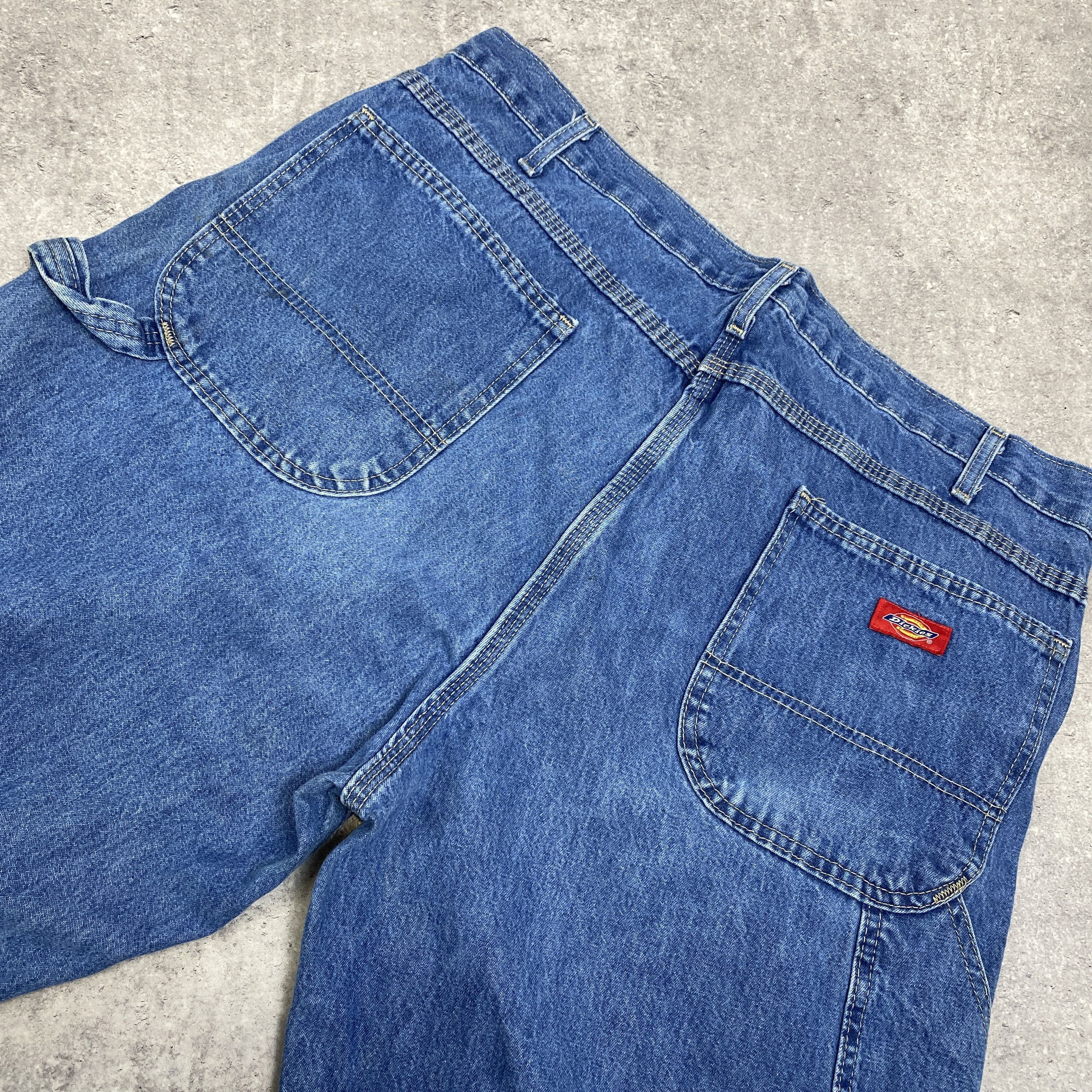 Dickies × Vintage Dickies workwear baggy blue jeans - 31 Size US 31 - 3 Thumbnail