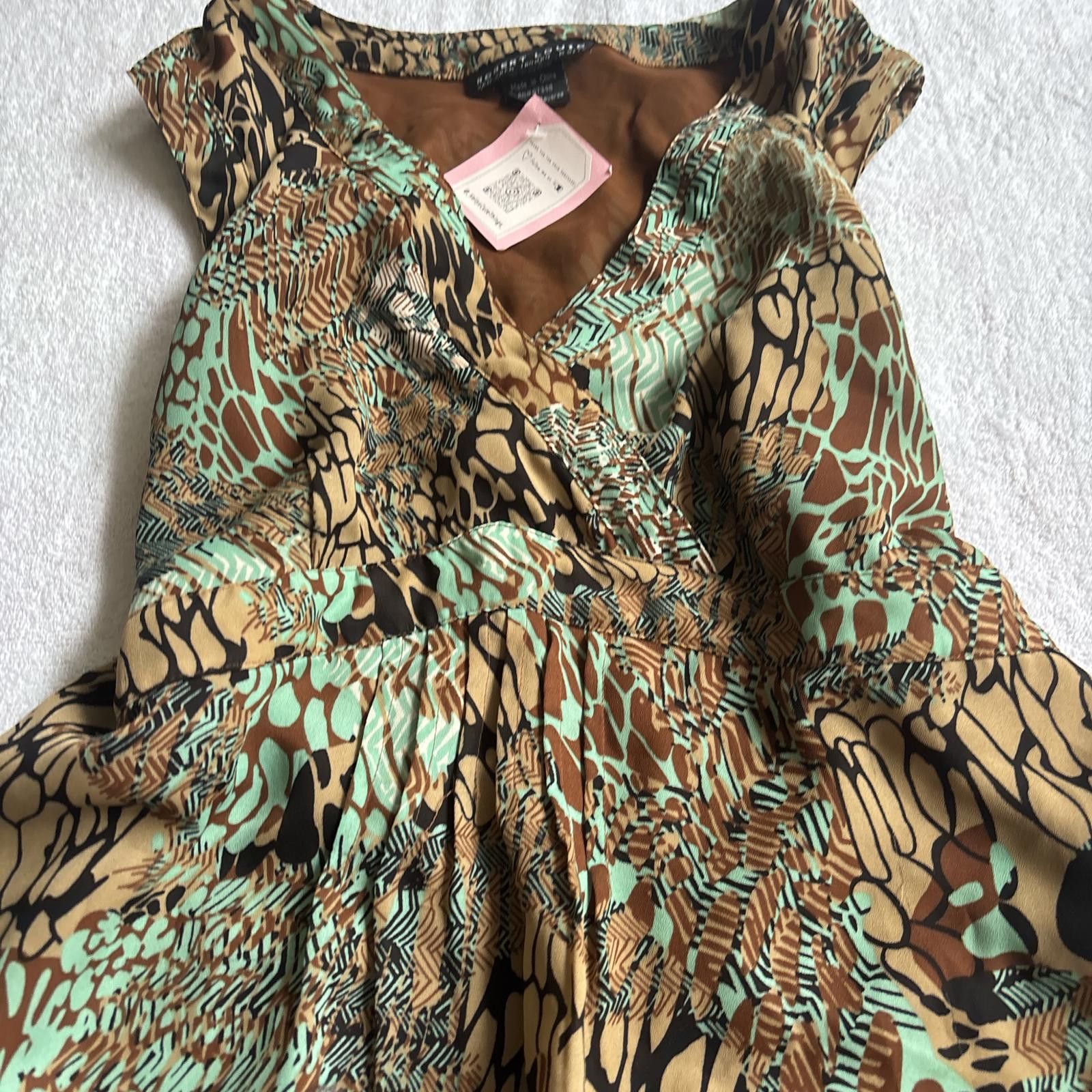 Other y2k fairy floral brown blouse Size L / US 10 / IT 46 - 2 Thumbnail