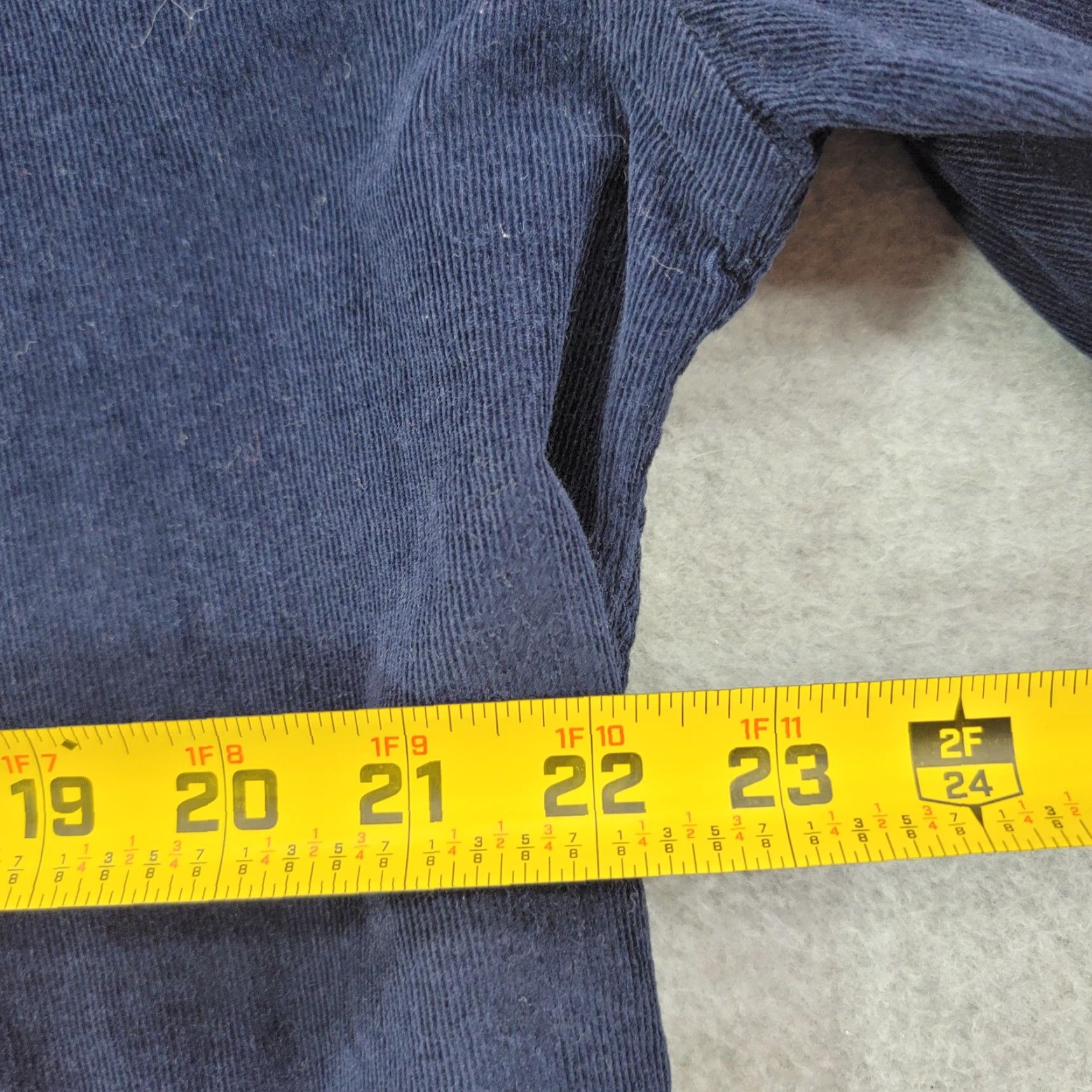 Lands' End Lands' End Shirt Mens Large Blue Corduroy Button Down Long Sleeve Casual Size US L / EU 52-54 / 3 - 7 Thumbnail
