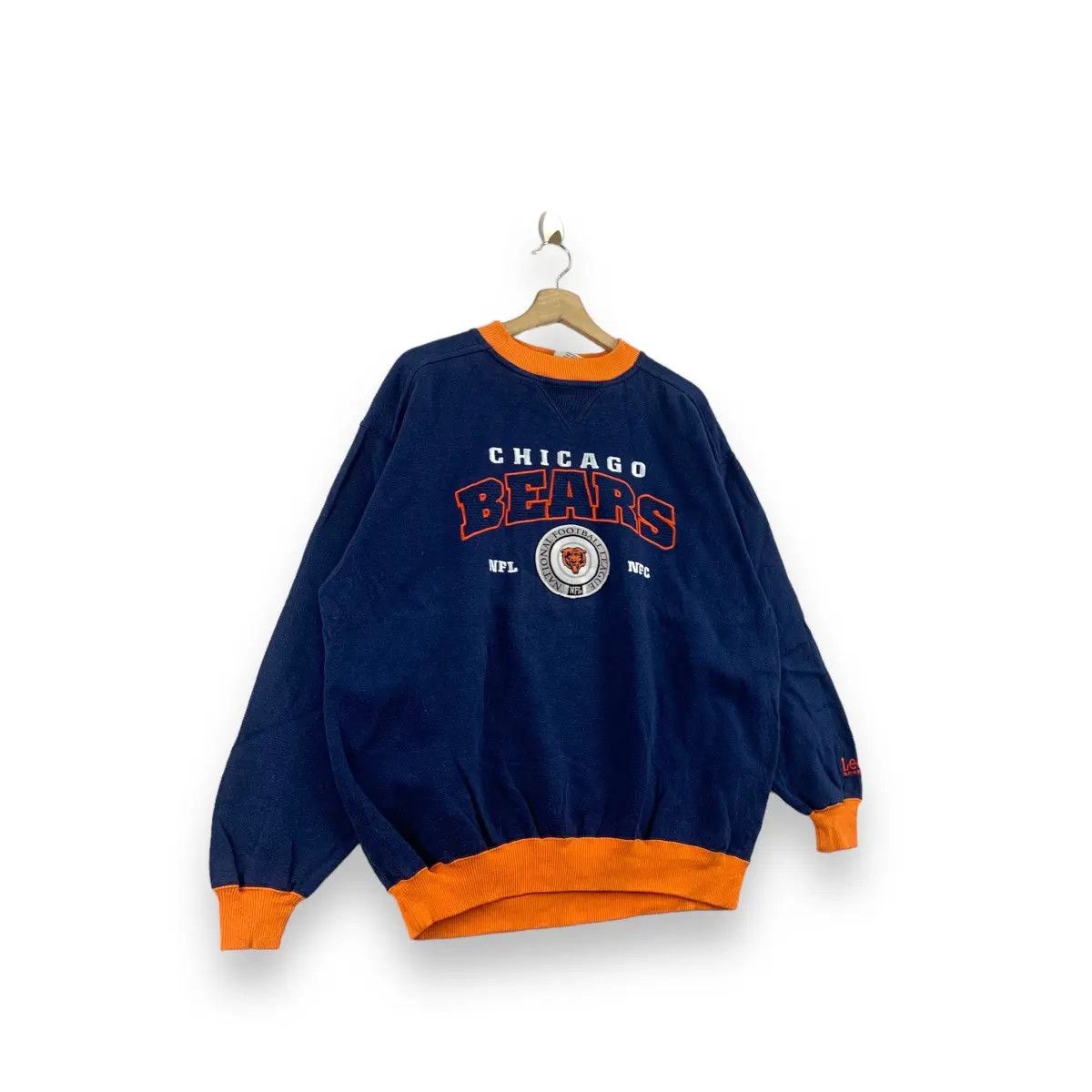 Lee Vintage 90’ CHICAGO BEARS NFL NFC Football Ringer Size US L / EU 52-54 / 3 - 3 Thumbnail