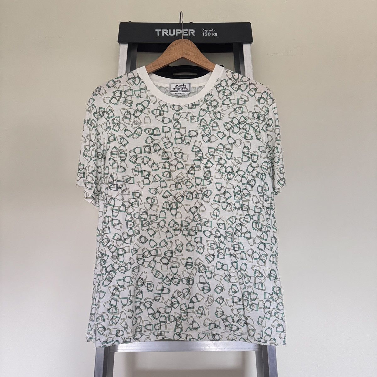 Hermes Hermes Chain Print T-Shirt Size US M / EU 48-50 / 2 - 1 Thumbnail