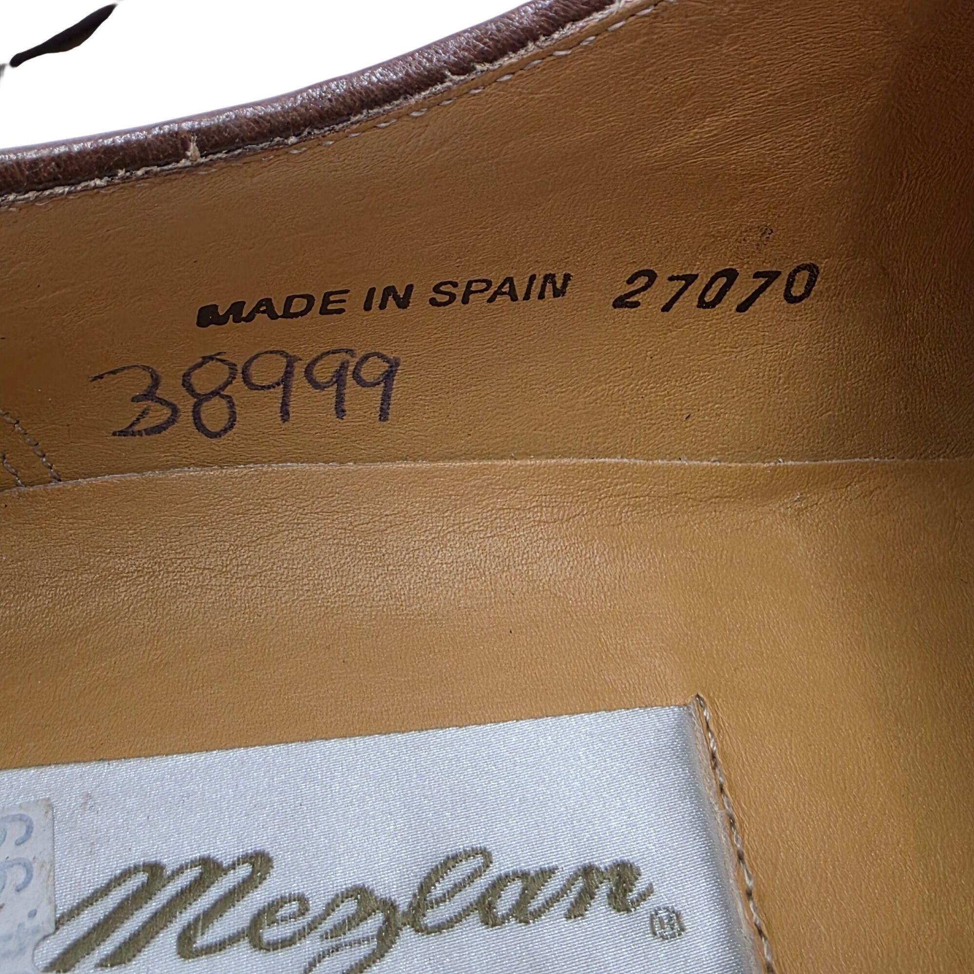 Mezlan NEW Mezlan Spain Mens 10B Brown Soft Deerskin Leather Dress Size US 10 / EU 43 - 12 Thumbnail
