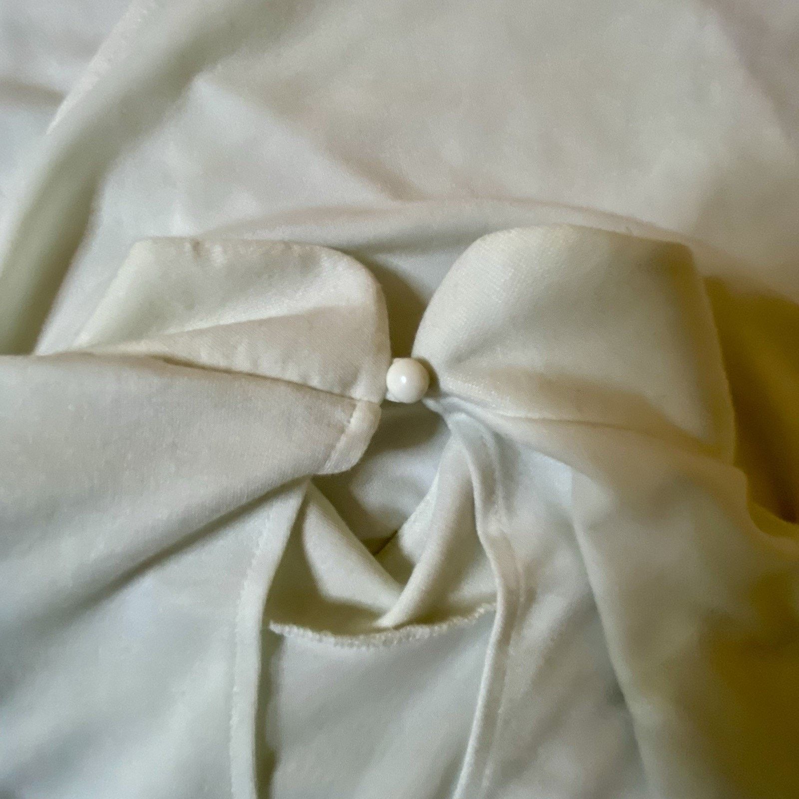 & Other Stories Vintage Dress Avon Fashions 17-18 White Key Hole Cap sleeve Size XXL / US 16-18 / IT 52-54 - 5 Thumbnail