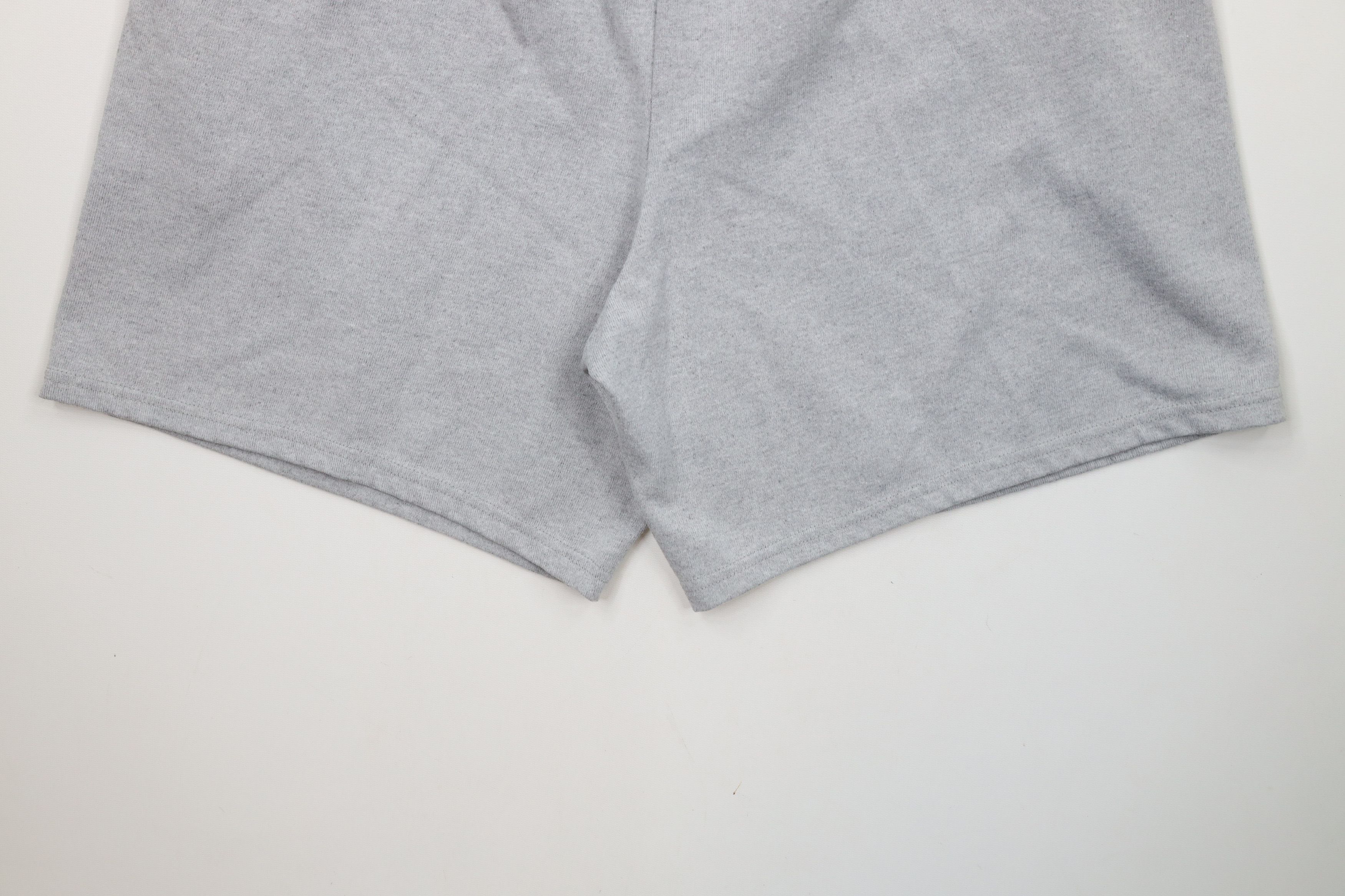 Russell Athletic × Vintage Vintage 90s Russell Athletic Knee Blank Shorts Heather Gray Size US 36 / EU 52 - 12 Thumbnail