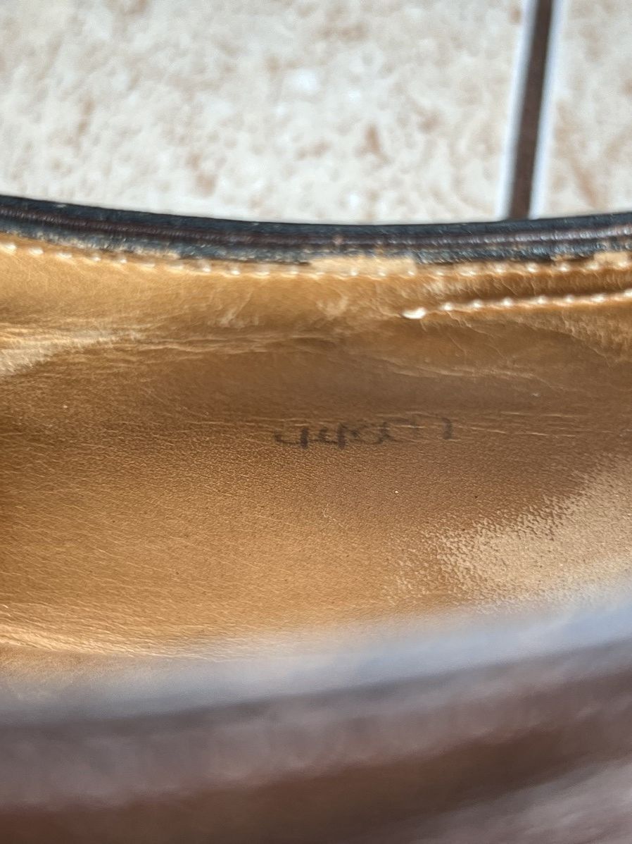 John Lobb Vintage JOHN LOBB William Brown Double Leather Monk Straps Size US 11 / EU 44 - 21 Thumbnail
