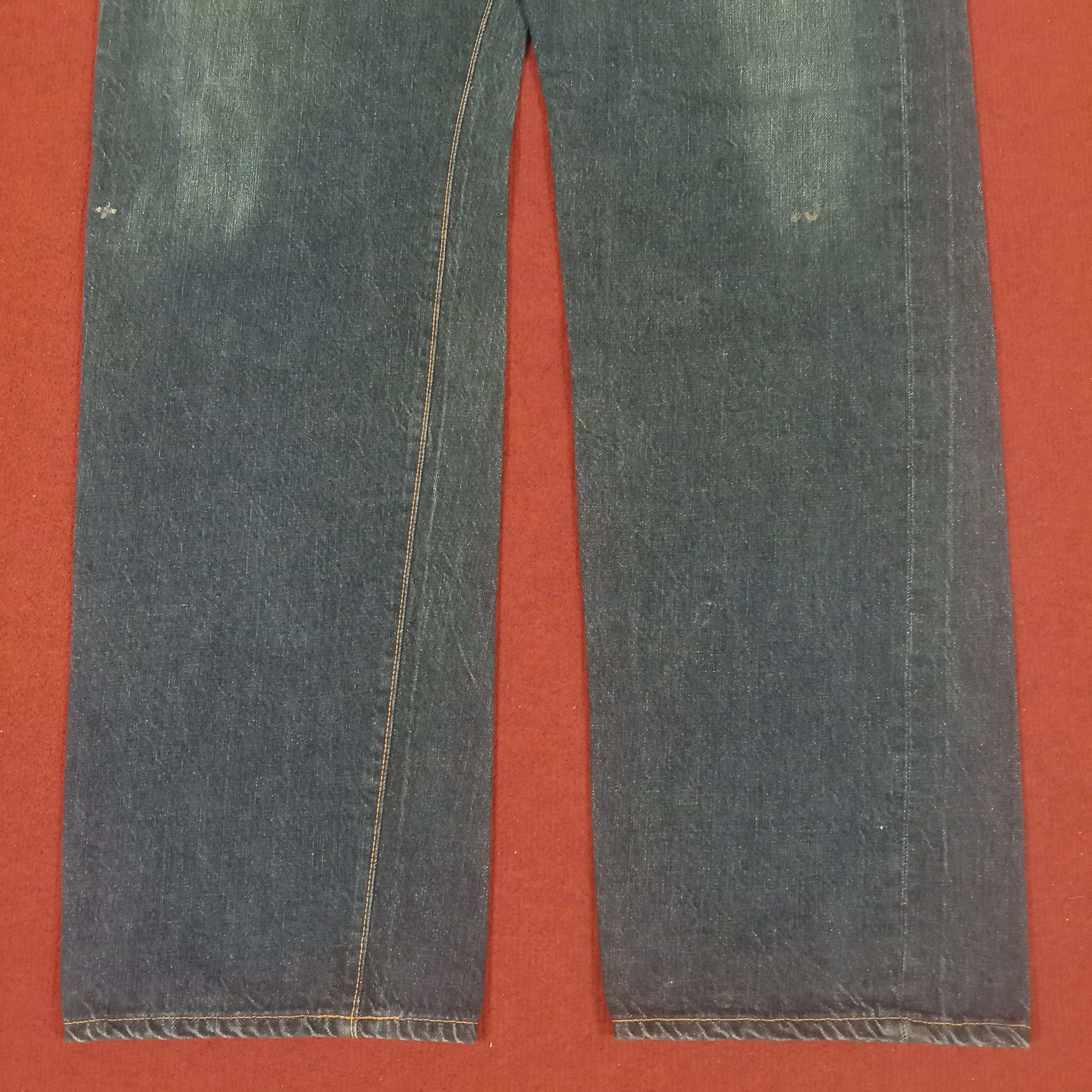 Evisu × Japanese Brand × Vintage Evis Streetwear Skater Custom Daicock Style Jeans Size US 35 - 6 Thumbnail