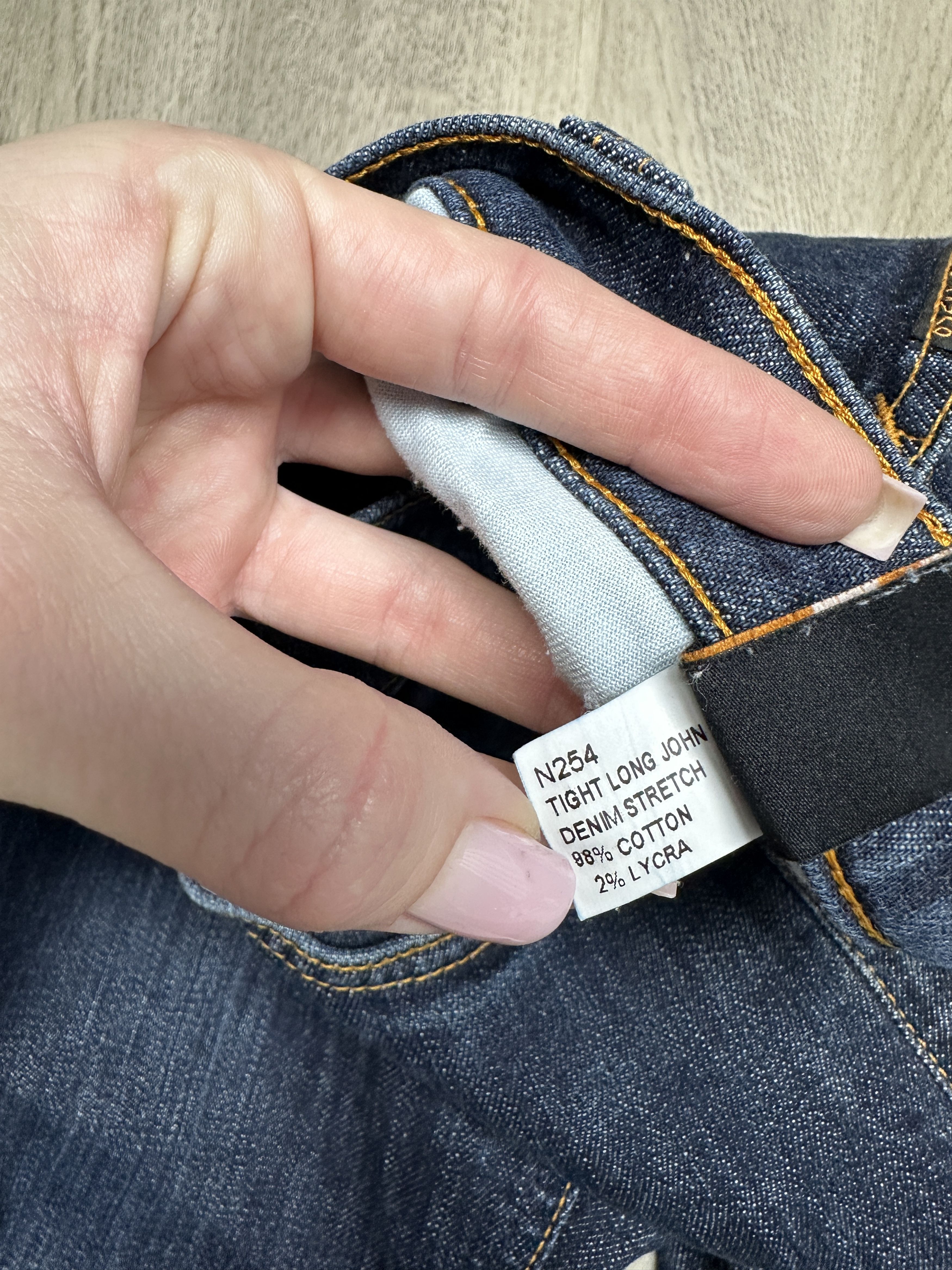 Nudie Jeans Nudie Jeans Tight Long John Vintage Mens Denim Pants Size US 31 - 10 Thumbnail