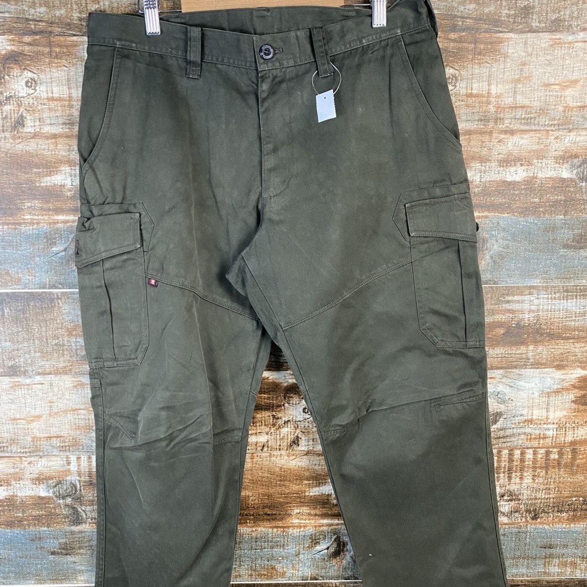Japanese Brand DL Burtle Green Cargo Multipocket Pants #C989 Size US 33 - 5 Thumbnail