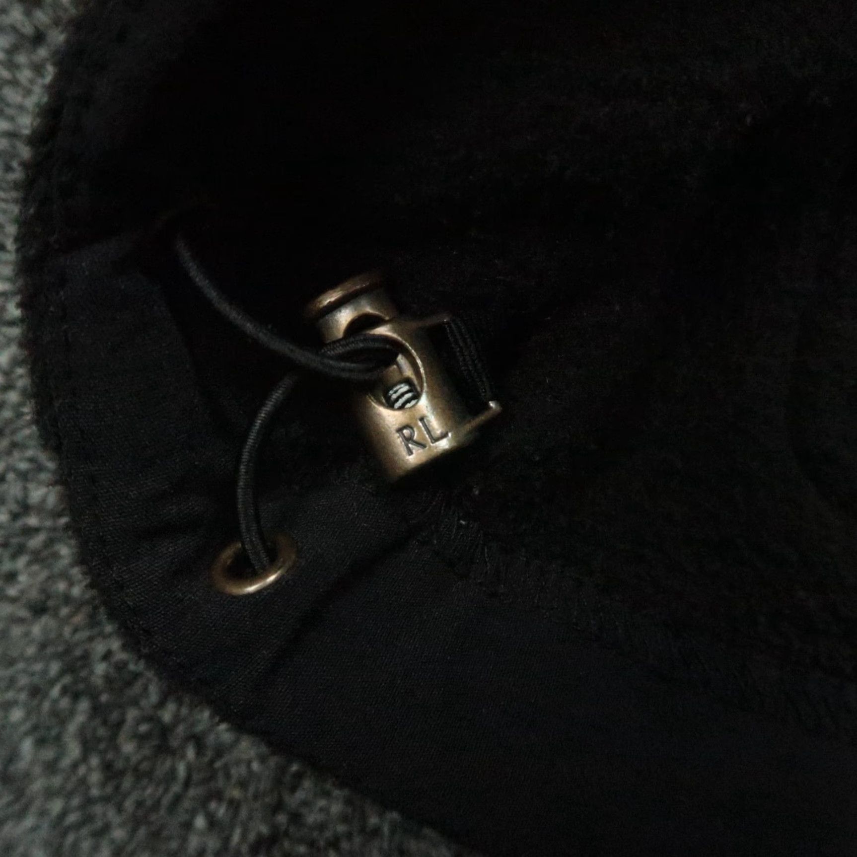 Polo Ralph Lauren VINTAGE Polo Ralph Lauren Jacket Mens XL Black Fleece Pile Full Zip Pockets Leather Trim Size US XL / EU 56 / 4 - 6 Thumbnail