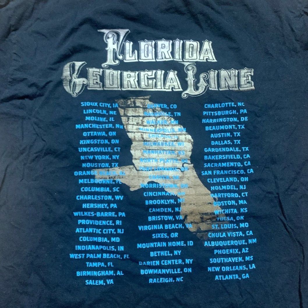 Gildan Florida Georgia Line shirt XL Black Men XL Gildan Regular Size Anything Goes Shirt Size US XL / EU 56 / 4 - 5 Thumbnail