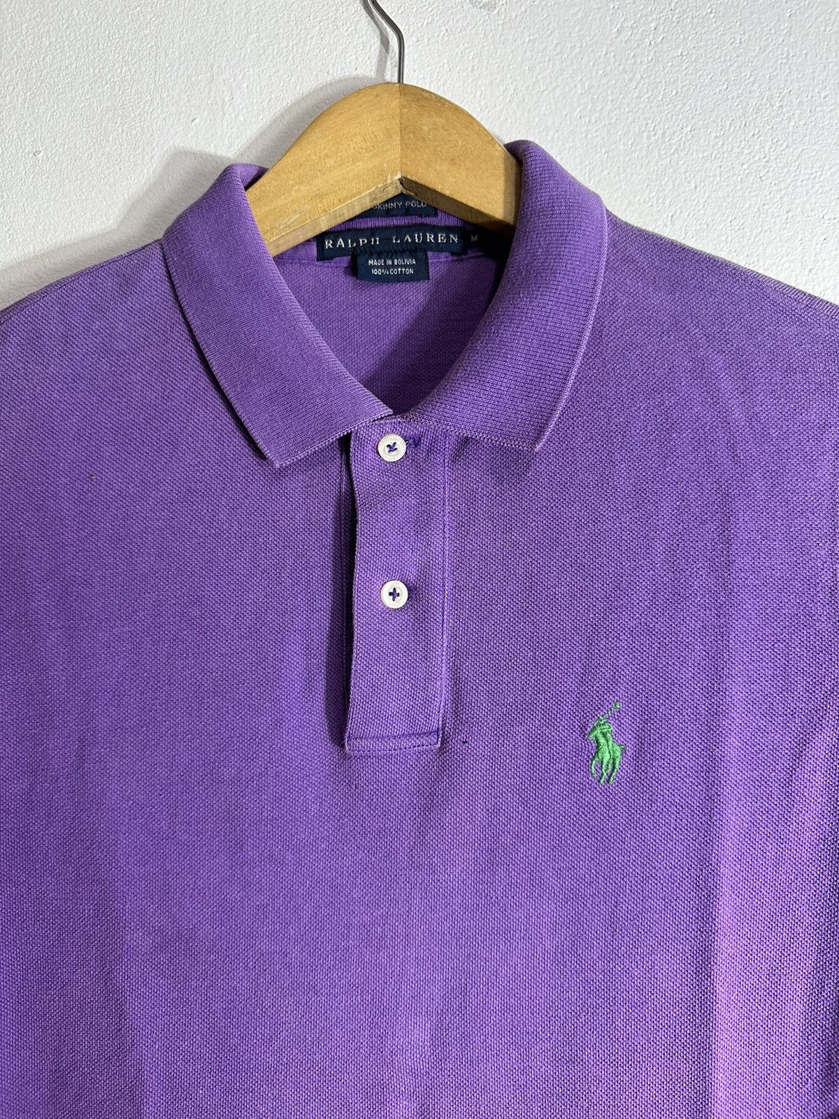Polo Ralph Lauren × Ralph Lauren × Vintage Vintage Faded Polo Ralph Lauren The Skinny Center LOGO Size US M / EU 48-50 / 2 - 3 Thumbnail