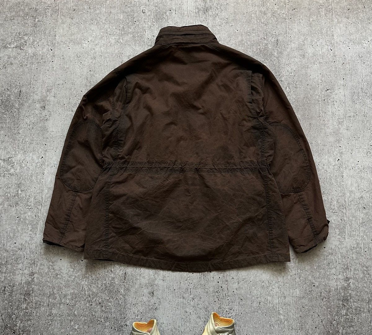 Barbour Vintage Barbour A357 Sapper Waxed Cotton Jacket Size US XL / EU 56 / 4 - 16 Thumbnail