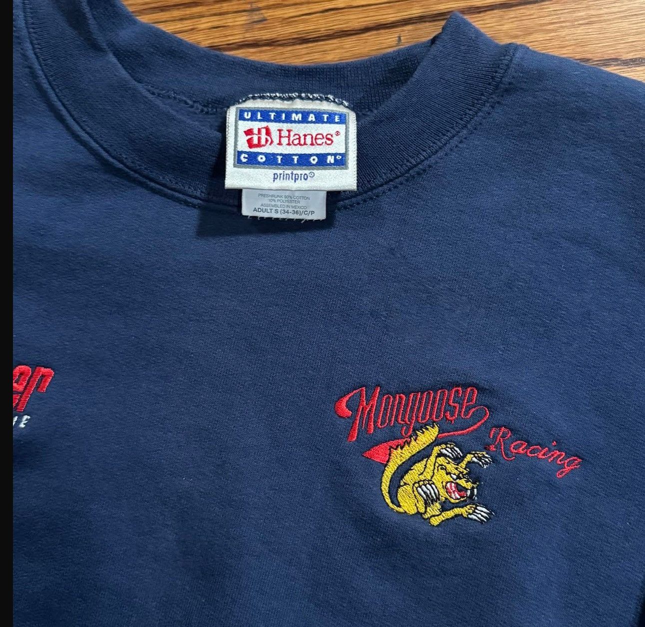 Vintage Vintage Drag Racer Magazine Mongoose Sponsored Sweatshirt S Size US S / EU 44-46 / 1 - 2 Thumbnail