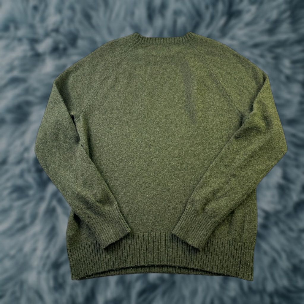 J.Crew J.CREW Sweater Mens Medium Green Lambswool Blend Knit Pullover Crewneck Size US M / EU 48-50 / 2 - 1 Thumbnail
