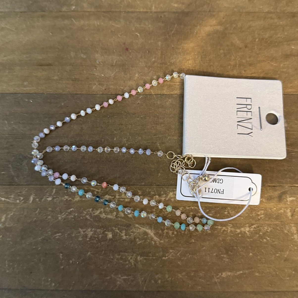 Other Frenzy dainty multicolor crystal bead necklace Size ONE SIZE - 4 Thumbnail