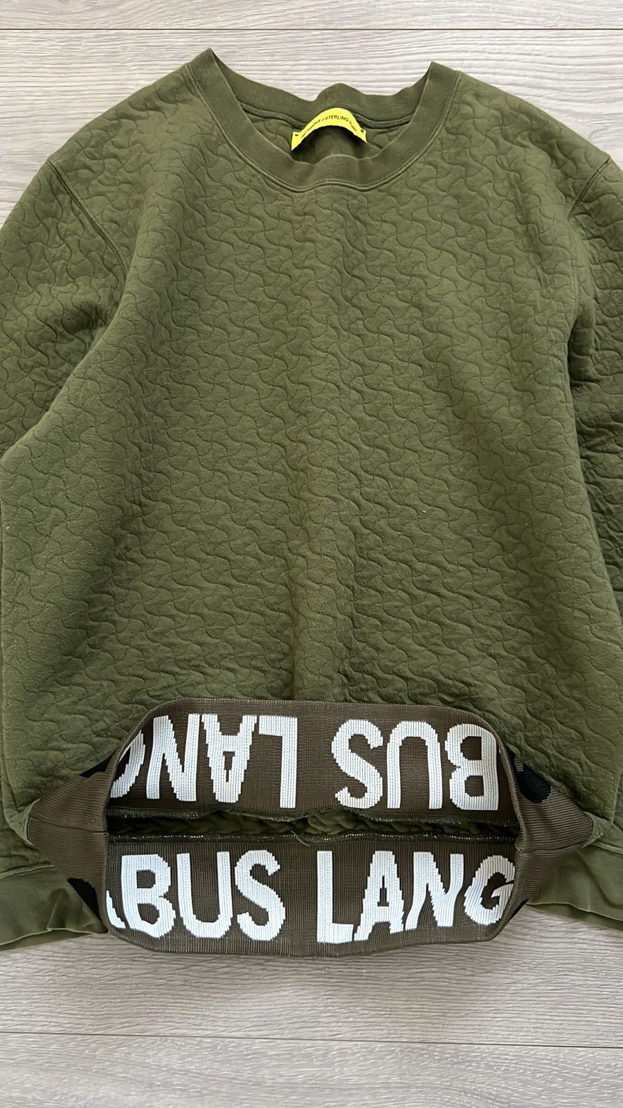 Raf Simons × Sterling Ruby Sterling Ruby AW2014 'Fathers' Abus Lang Textured Sweater Size US S / EU 44-46 / 1 - 2 Thumbnail