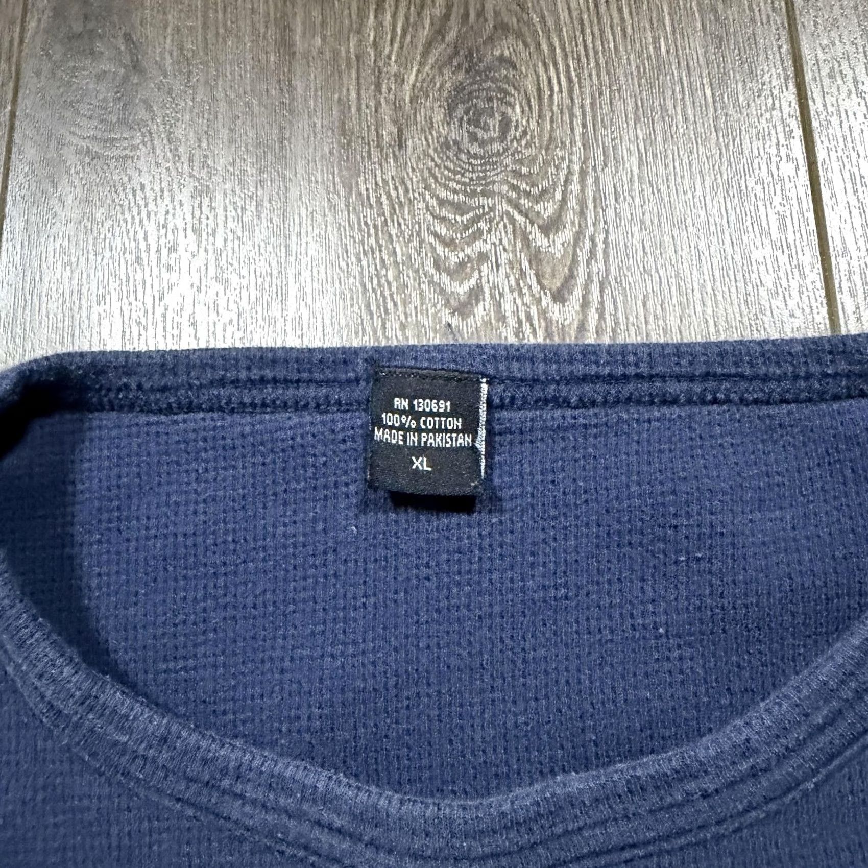 Vintage Y2K Jesus Christian Bible Isaiah 40:31 Eagle Thermal Shirt XL Blue Tee Size US XL / EU 56 / 4 - 5 Thumbnail