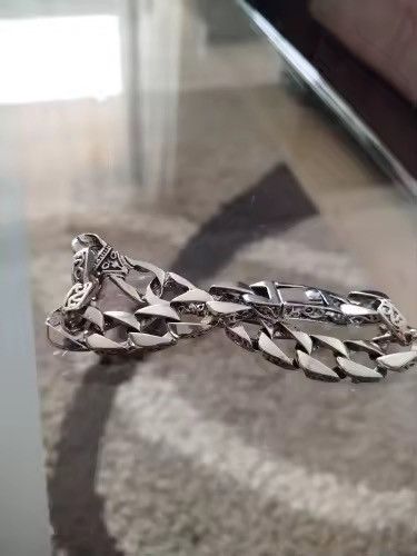 Japanese Brand grunde Cuban Link Chain Bracelet Size ONE SIZE - 3 Thumbnail