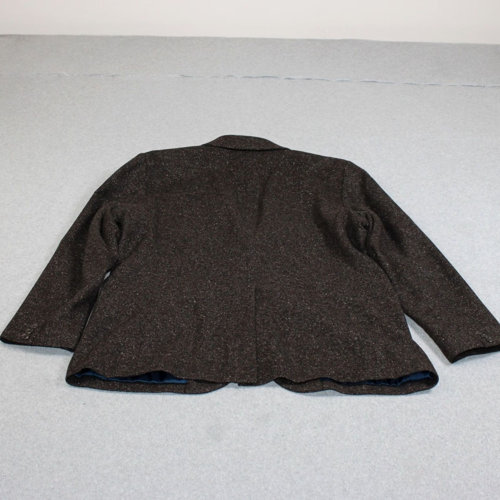 Gap VINTAGE Gap x David Hart Suit Men XL 36x32 Brown Herringbone Wool Tweed 2 Piece Heritage Size 46R - 3 Thumbnail