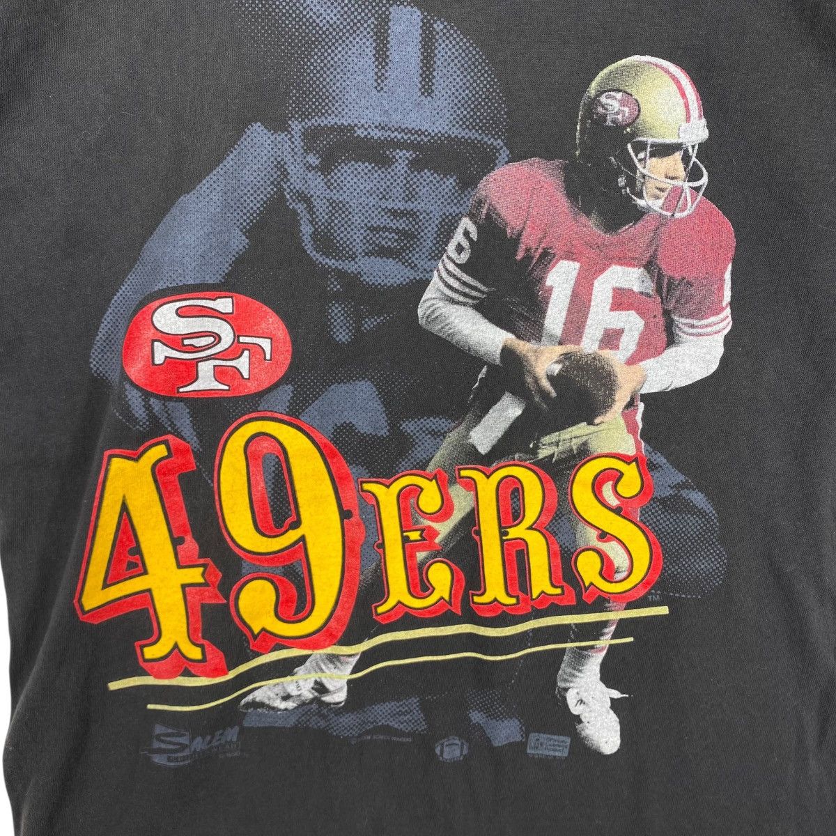 NFL × Salem Sportswear × Vintage Vintage 90's SAN FRANCISCO 49ERS Player Graphic Nfl Tee Size US S / EU 44-46 / 1 - 2 Thumbnail