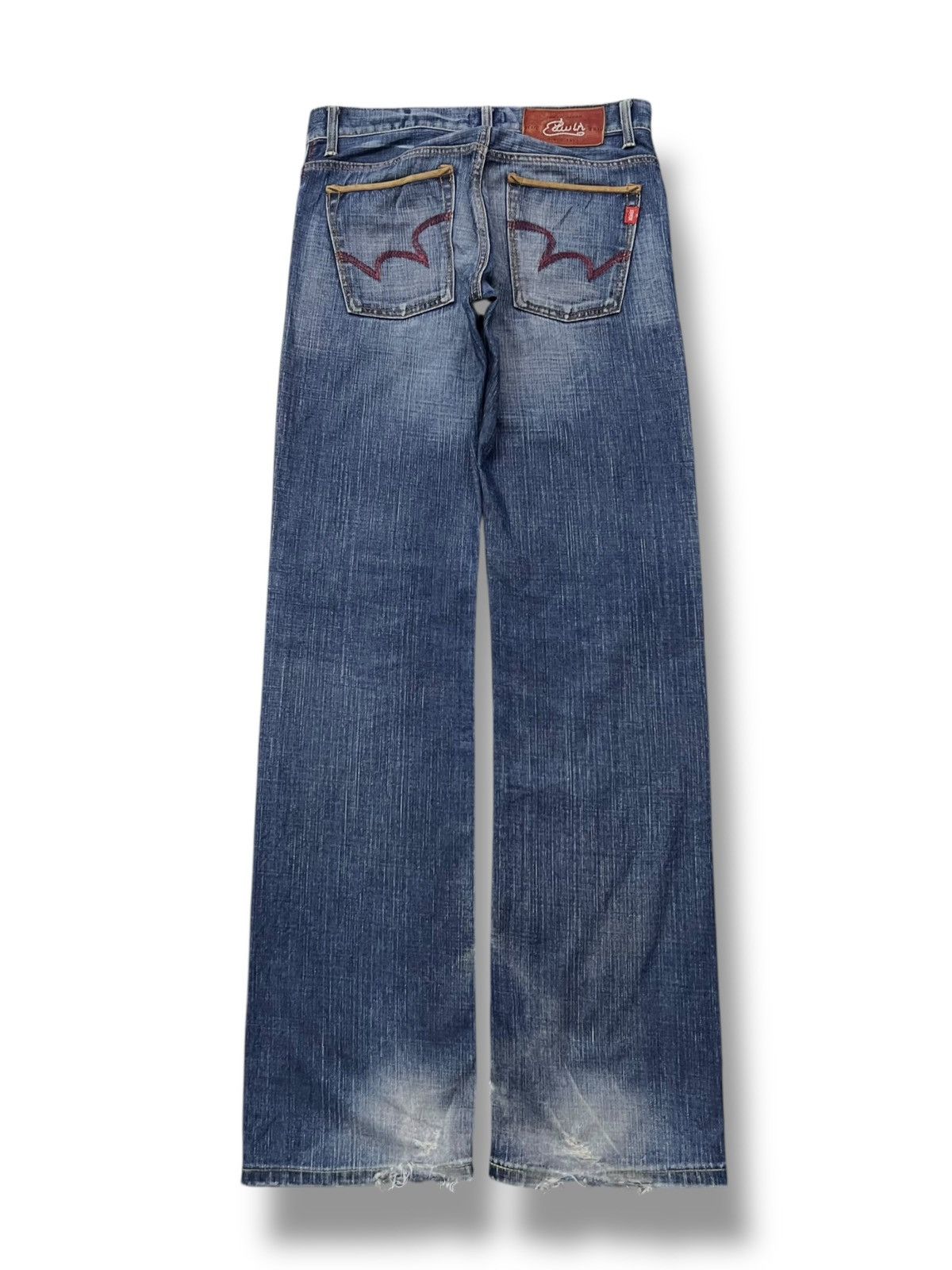Edwin Vintage Edwin Blue Trip Japan - Faded Wash, Distressed Denim Size US 32 / EU 48 - 3 Thumbnail