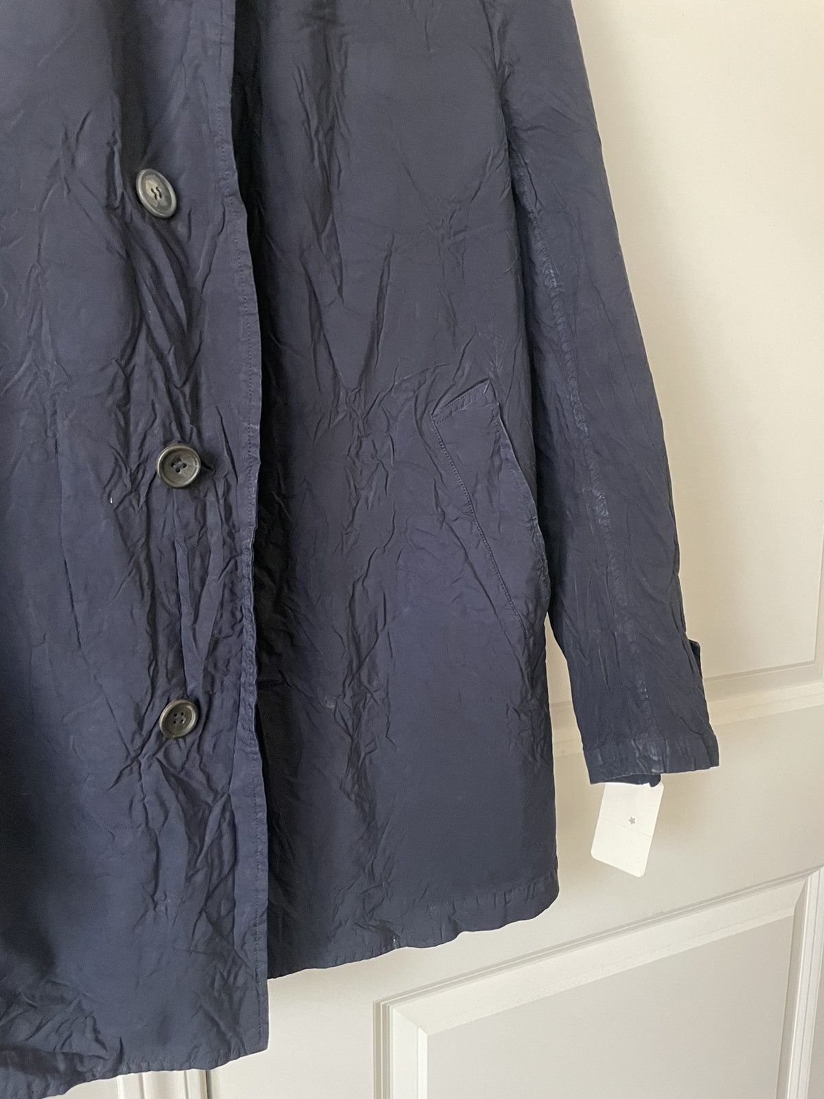 Comme des Garcons Homme Comme des Garçons Navy Blue Coat Size US S / EU 44-46 / 1 - 5 Thumbnail