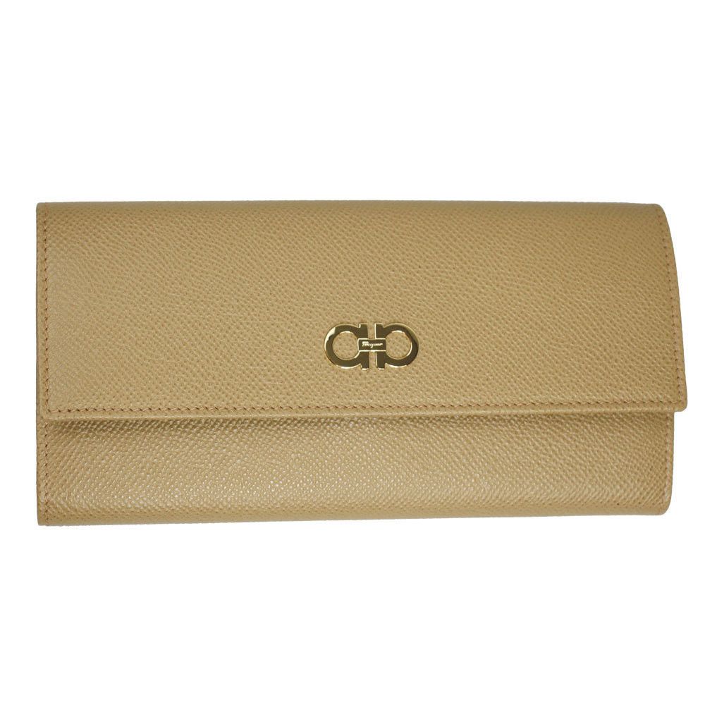 Salvatore Ferragamo o1s1rm0924 Size: OS / Long Leather Wallet in Camel Size ONE SIZE - 1 Thumbnail