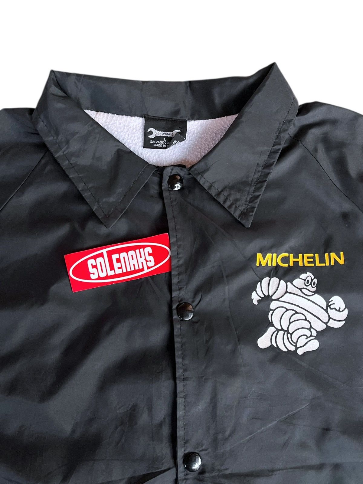 NASCAR Vintage michelin 90s salvage USA jacket Size US L / EU 52-54 / 3 - 2 Thumbnail