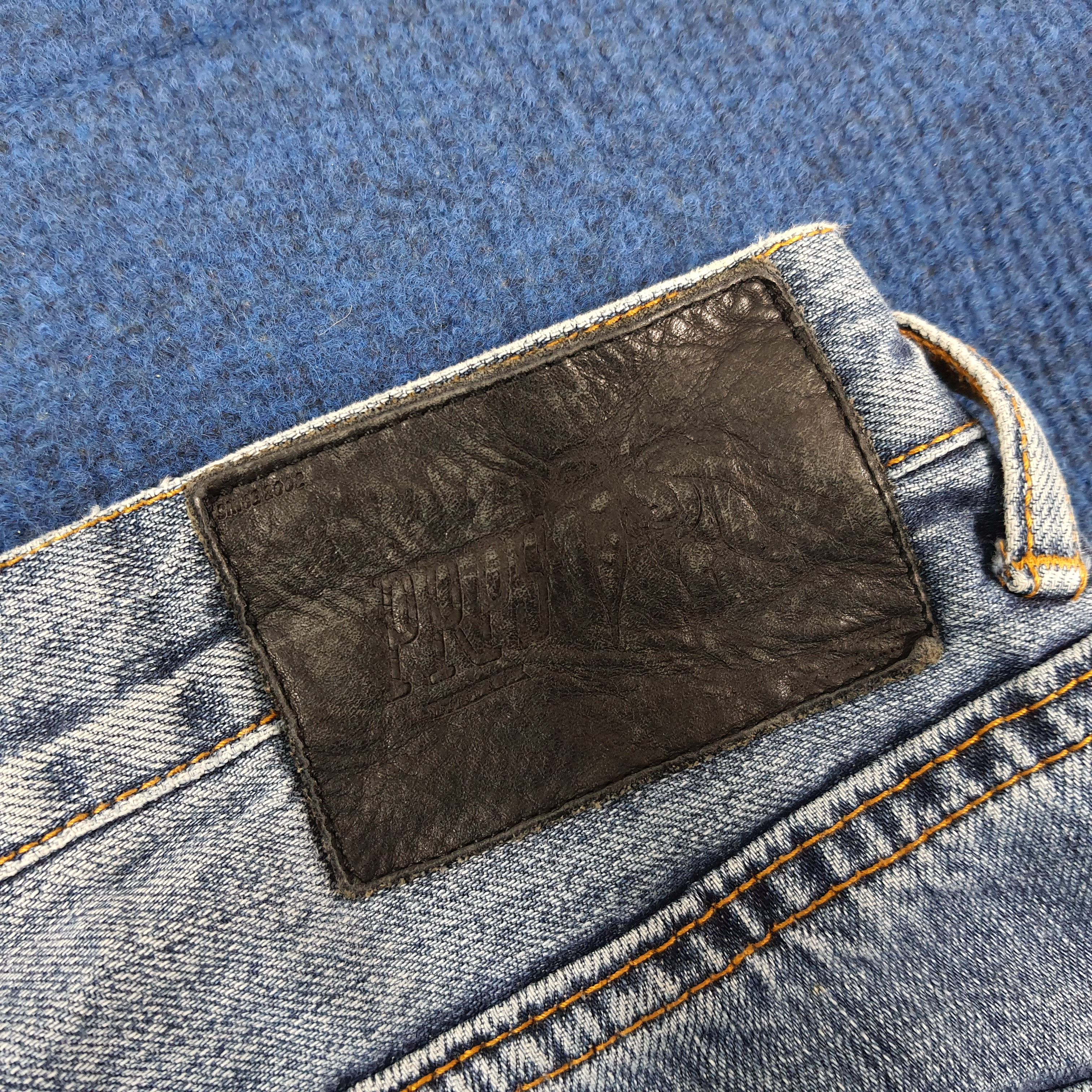 Prps Vintage PRPS Barracuda Denim Jeans Light Wash C297N13 Size US 37 - 3 Thumbnail